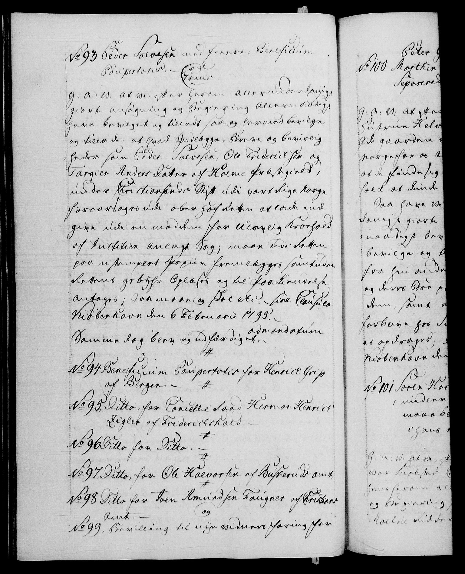 Danske Kanselli 1572-1799, AV/RA-EA-3023/F/Fc/Fca/Fcaa/L0056: Norske registre, 1795-1796, p. 53b