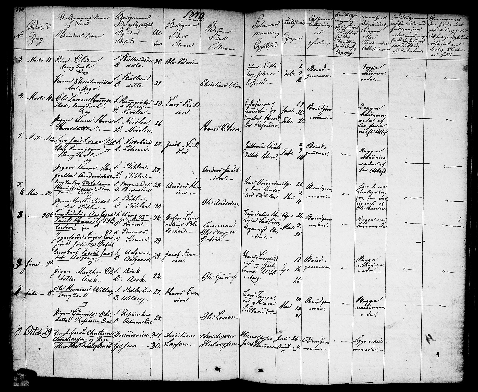 Sørum prestekontor Kirkebøker, AV/SAO-A-10303/F/Fa/L0004: Parish register (official) no. I 4, 1829-1845, p. 239