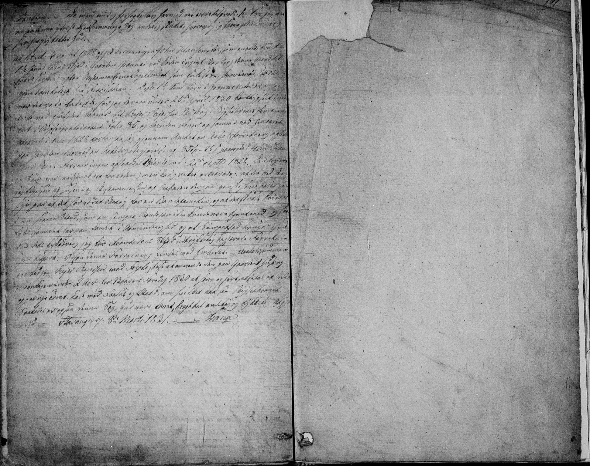 Domkirken sokneprestkontor, AV/SAST-A-101812/001/30/30BA/L0013: Parish register (official) no. A 12, 1823-1861