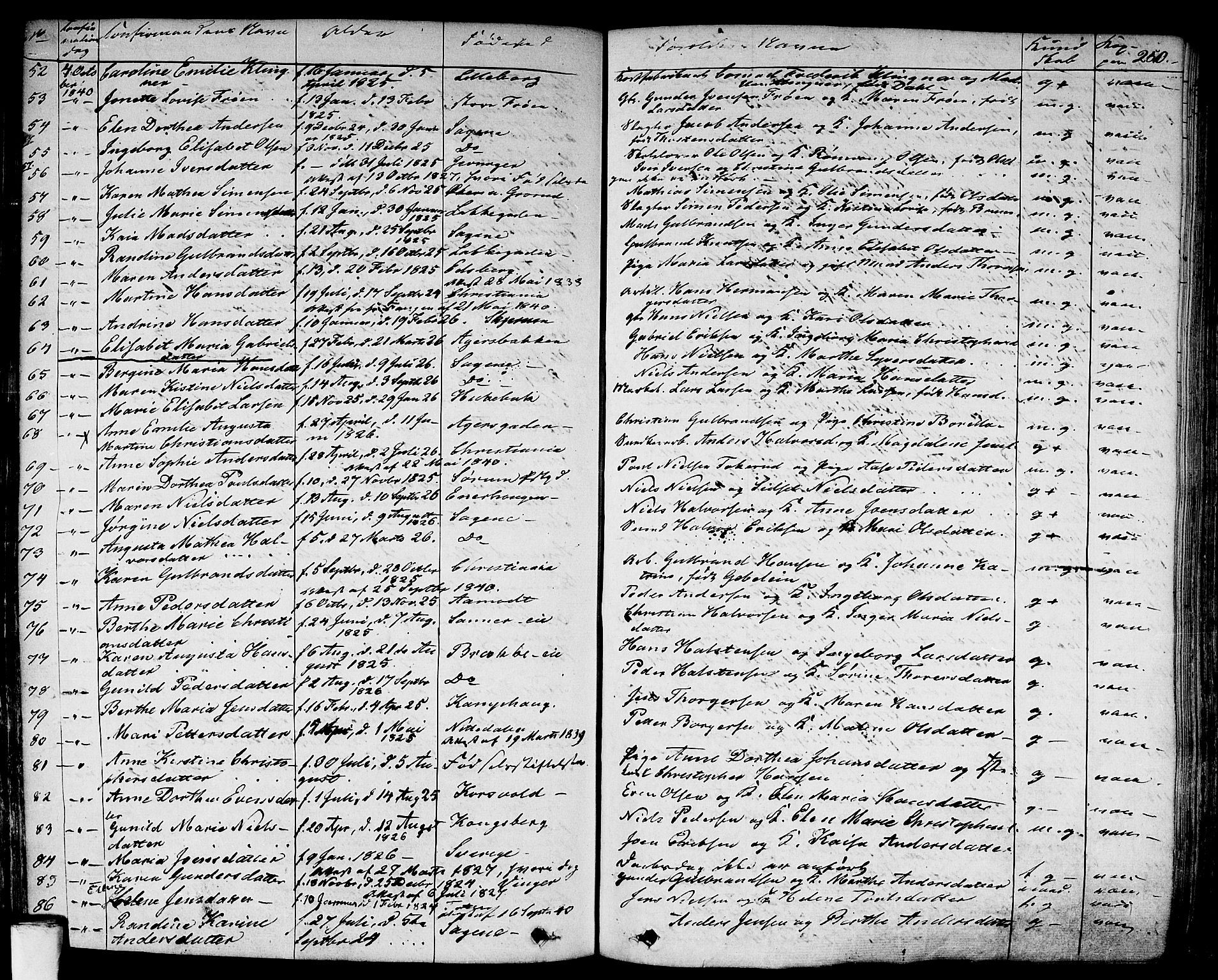 Aker prestekontor kirkebøker, AV/SAO-A-10861/F/L0018: Parish register (official) no. 17, 1829-1852, p. 250