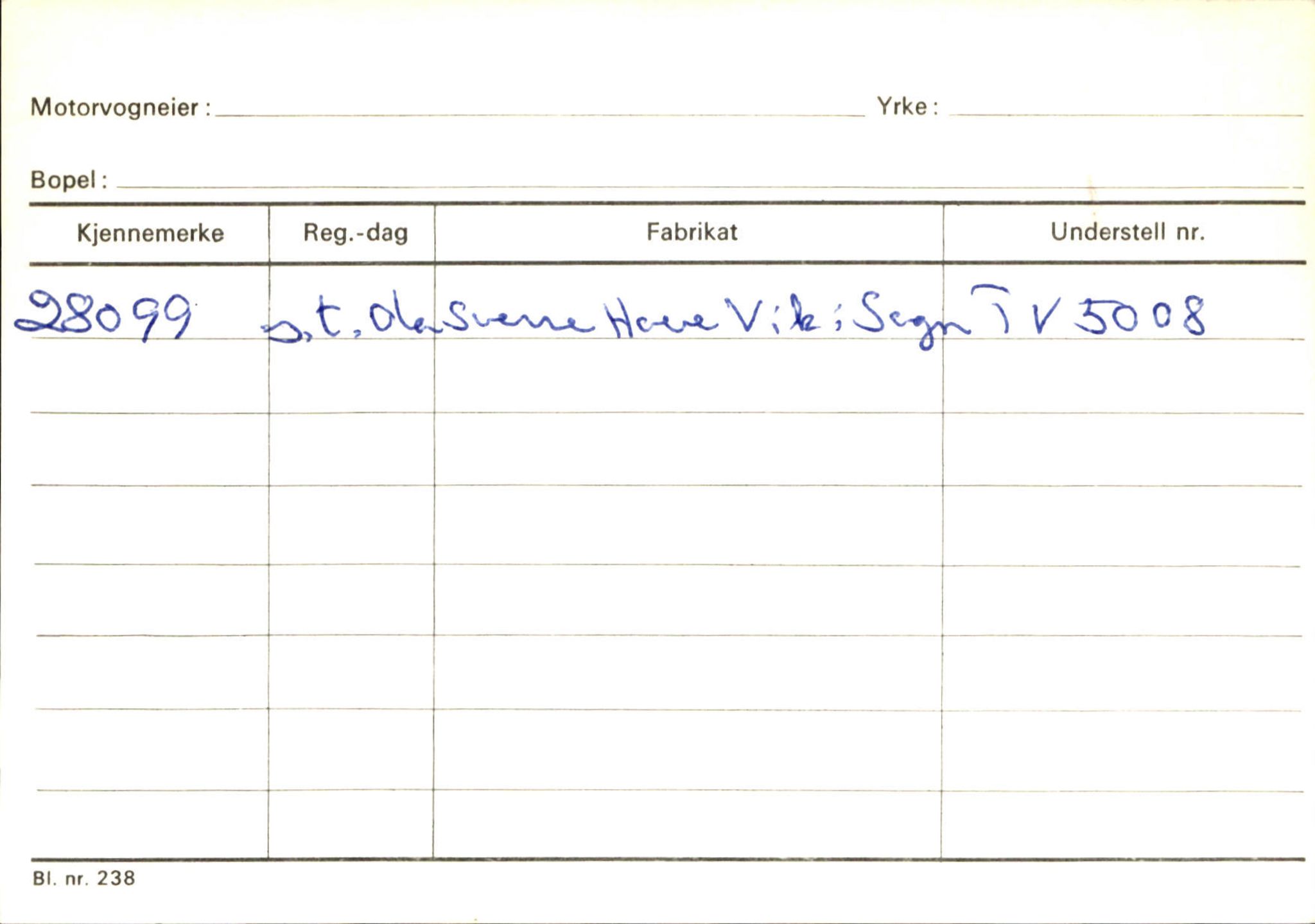 Statens vegvesen, Sogn og Fjordane vegkontor, AV/SAB-A-5301/4/F/L0126: Eigarregister Fjaler M-Å. Leikanger A-Å, 1945-1975, p. 1020