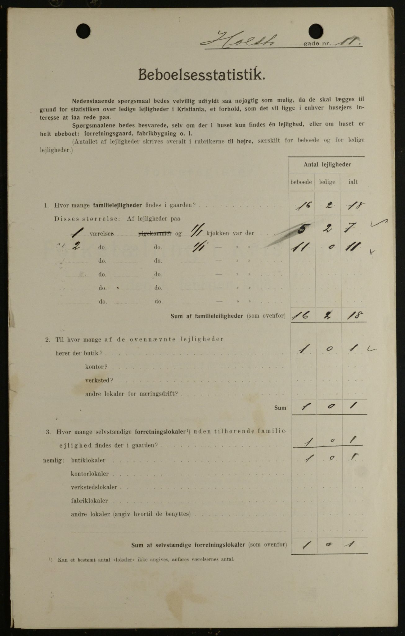 OBA, Municipal Census 1908 for Kristiania, 1908, p. 36996