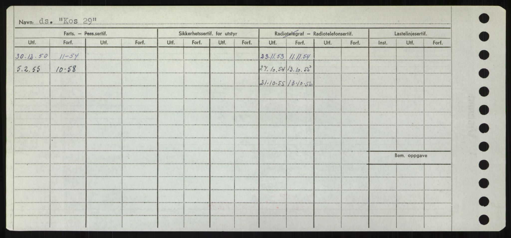 Sjøfartsdirektoratet med forløpere, Skipsmålingen, AV/RA-S-1627/H/Hd/L0021: Fartøy, Kor-Kår, p. 70