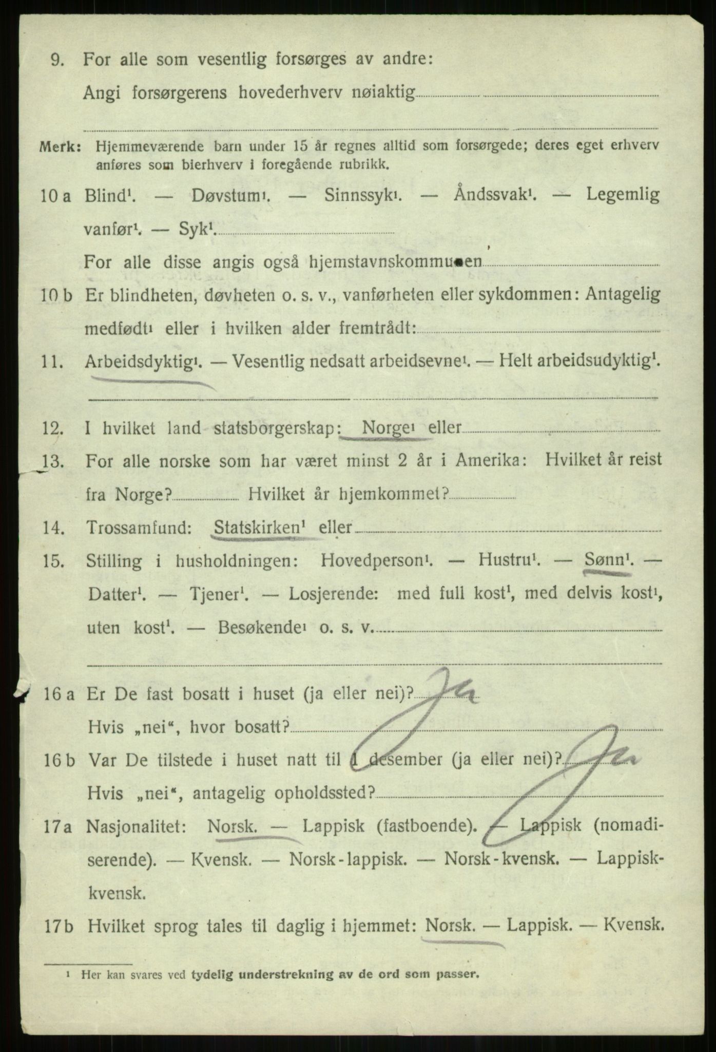 SATØ, 1920 census for Lenvik, 1920, p. 12283