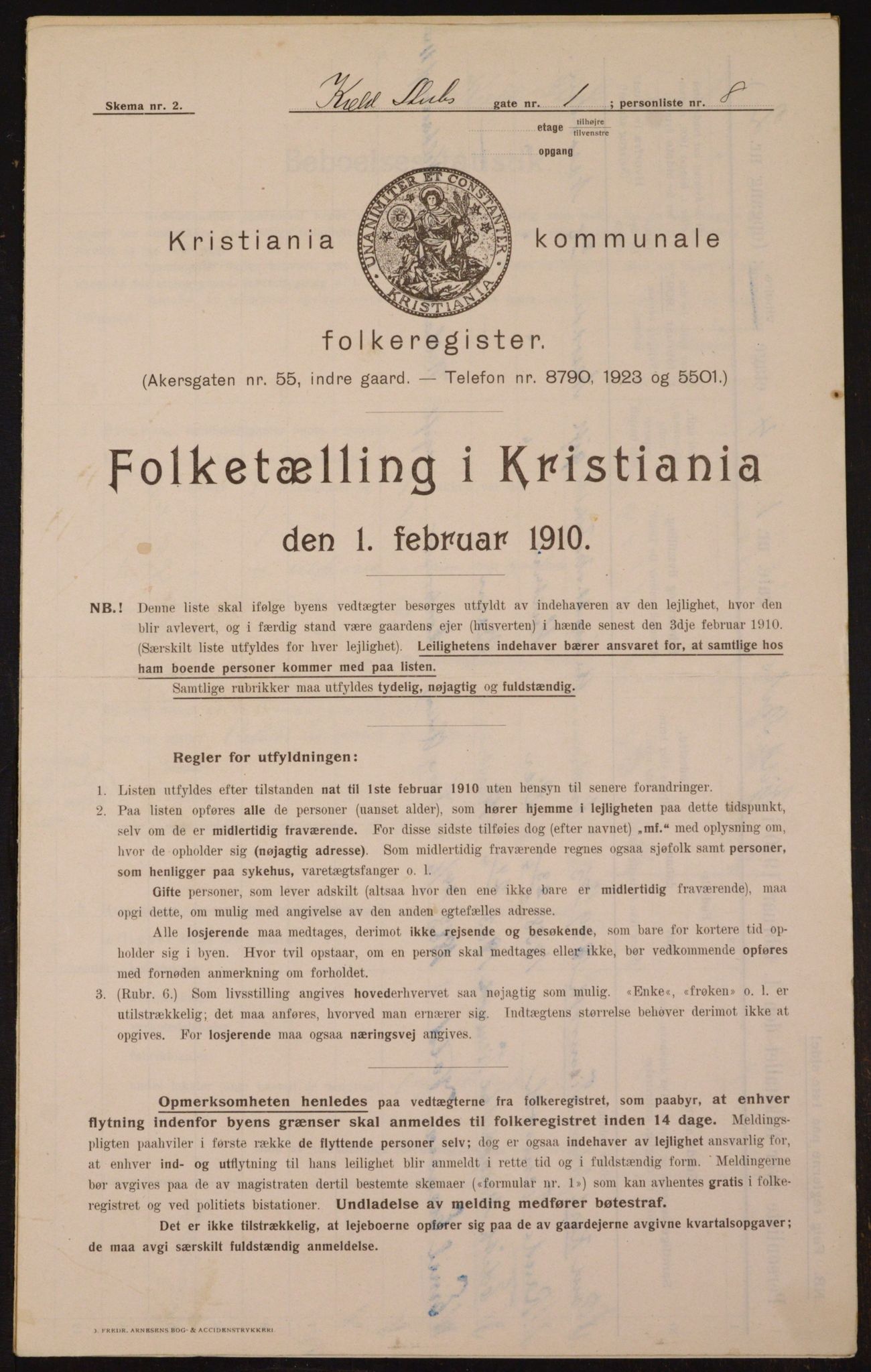 OBA, Municipal Census 1910 for Kristiania, 1910, p. 49821