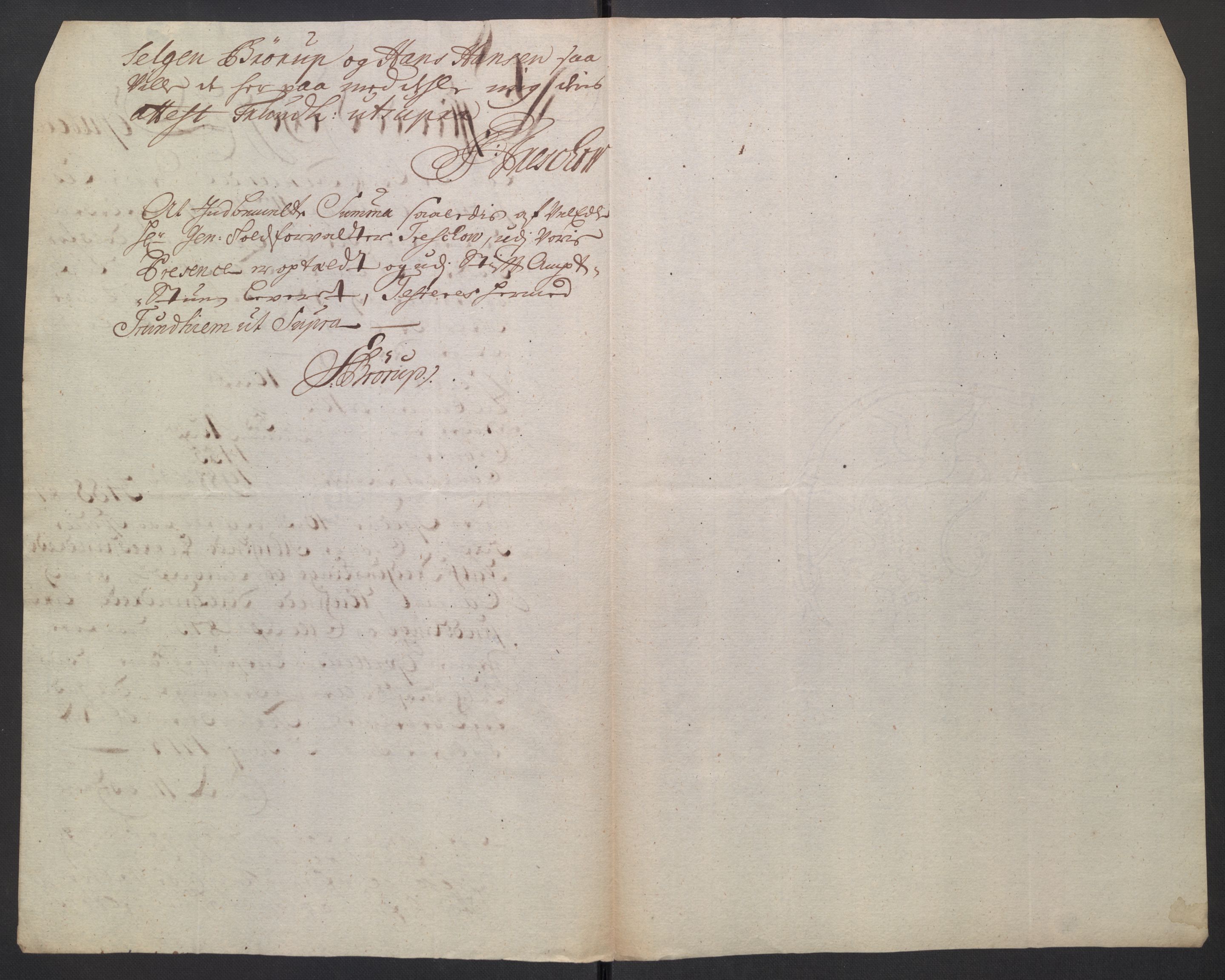 Stattholderembetet 1572-1771, AV/RA-EA-2870/El/L0054/0001: Forskjellige pakkesaker / Ekstrakter av stiftamtstueregnskap og fogderegnskap, 1712-1715, p. 6