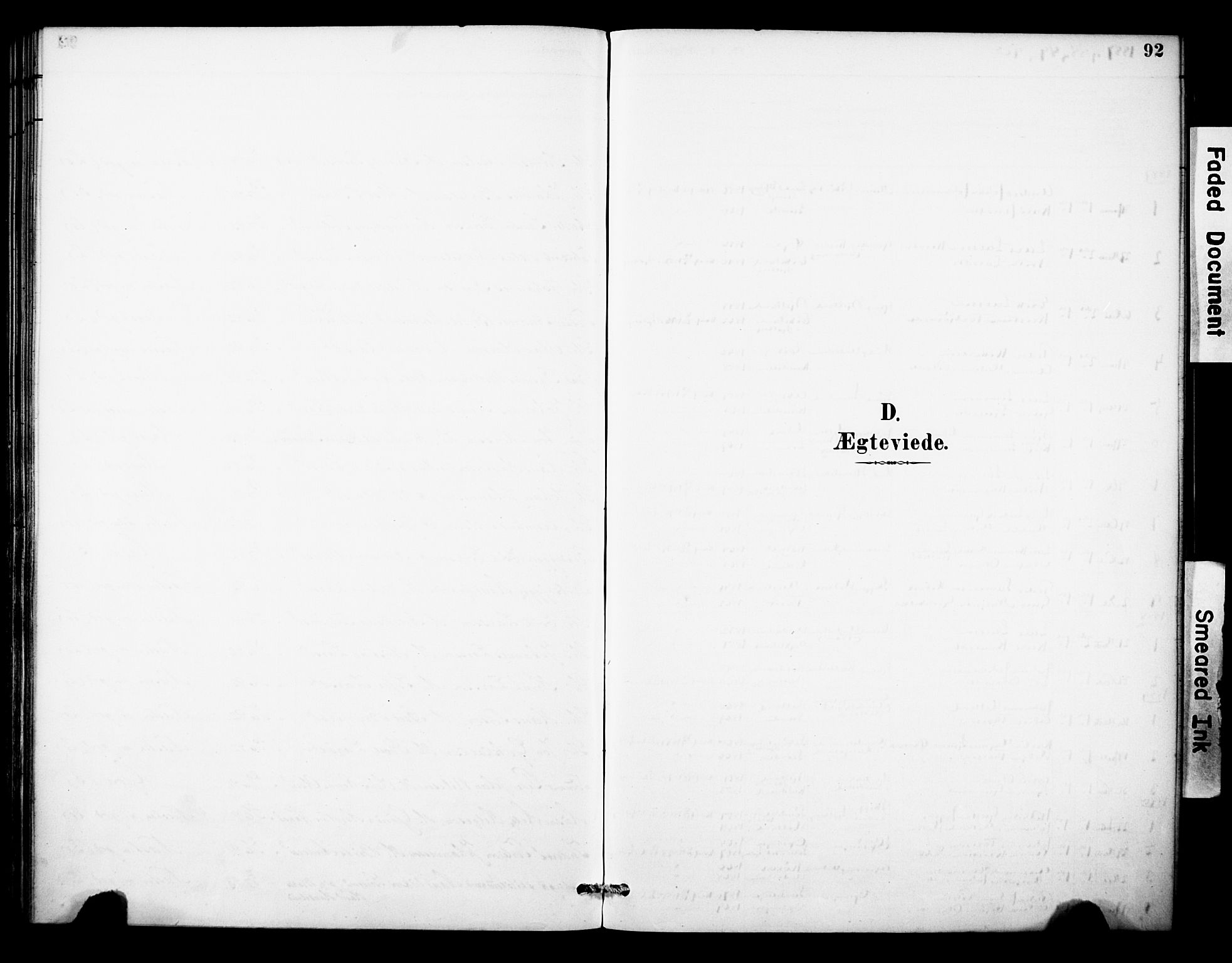 Kvinnherad sokneprestembete, SAB/A-76401/H/Haa: Parish register (official) no. D 1, 1887-1910, p. 92