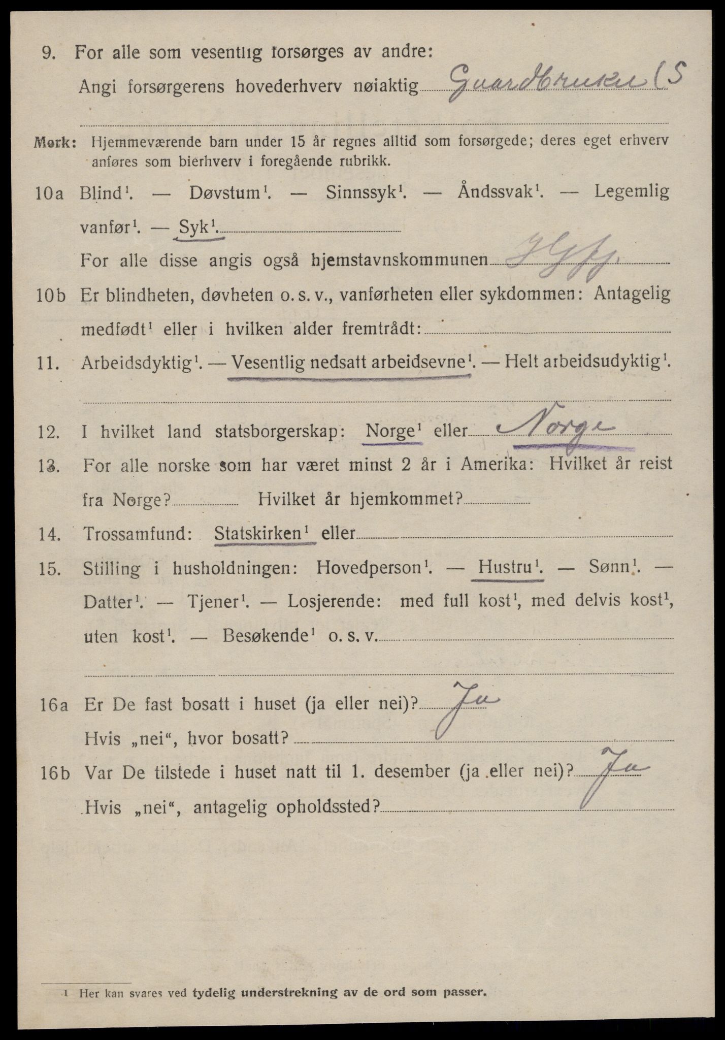 SAT, 1920 census for Hjørundfjord, 1920, p. 3604