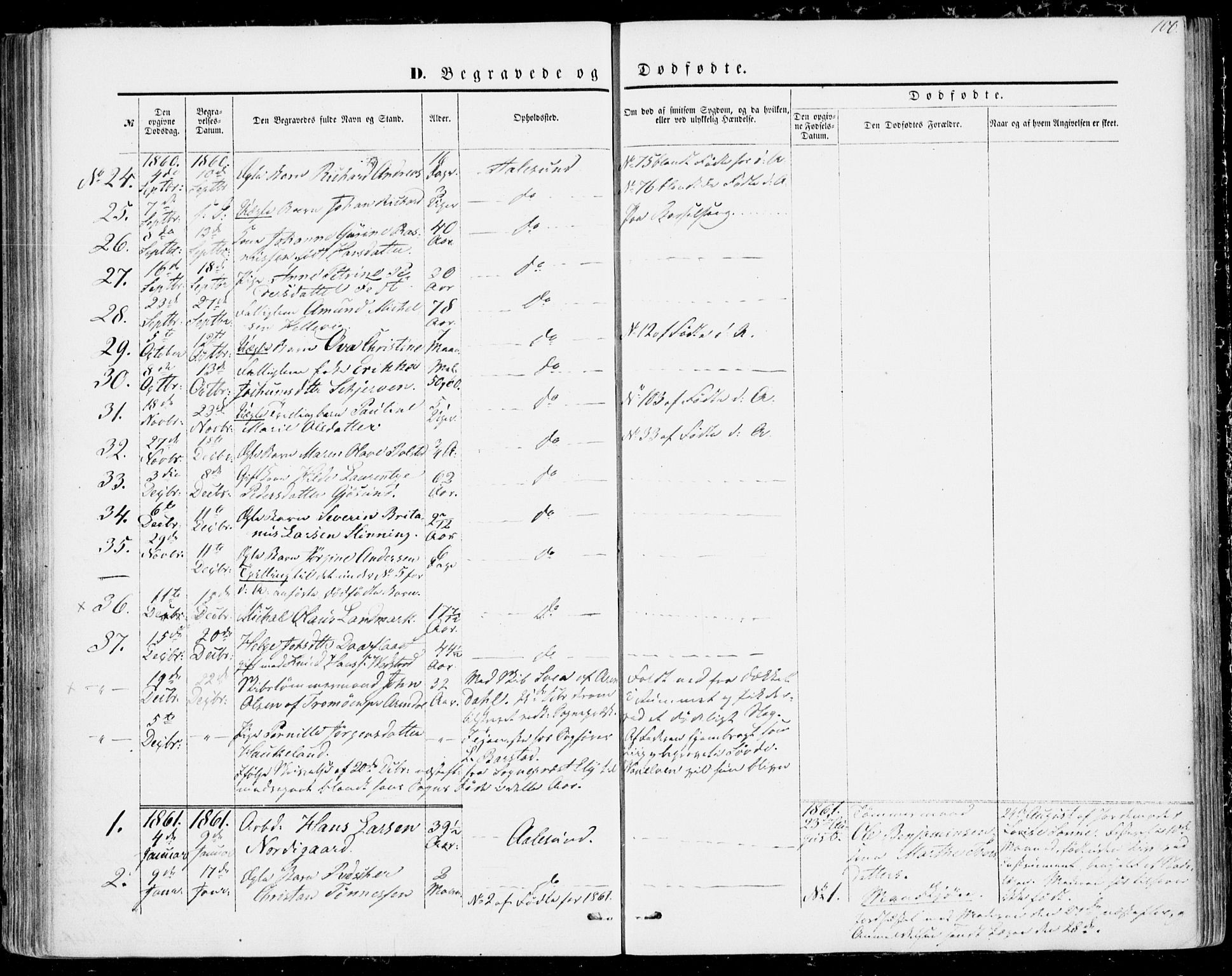 Ministerialprotokoller, klokkerbøker og fødselsregistre - Møre og Romsdal, SAT/A-1454/529/L0451: Parish register (official) no. 529A01, 1855-1863, p. 100