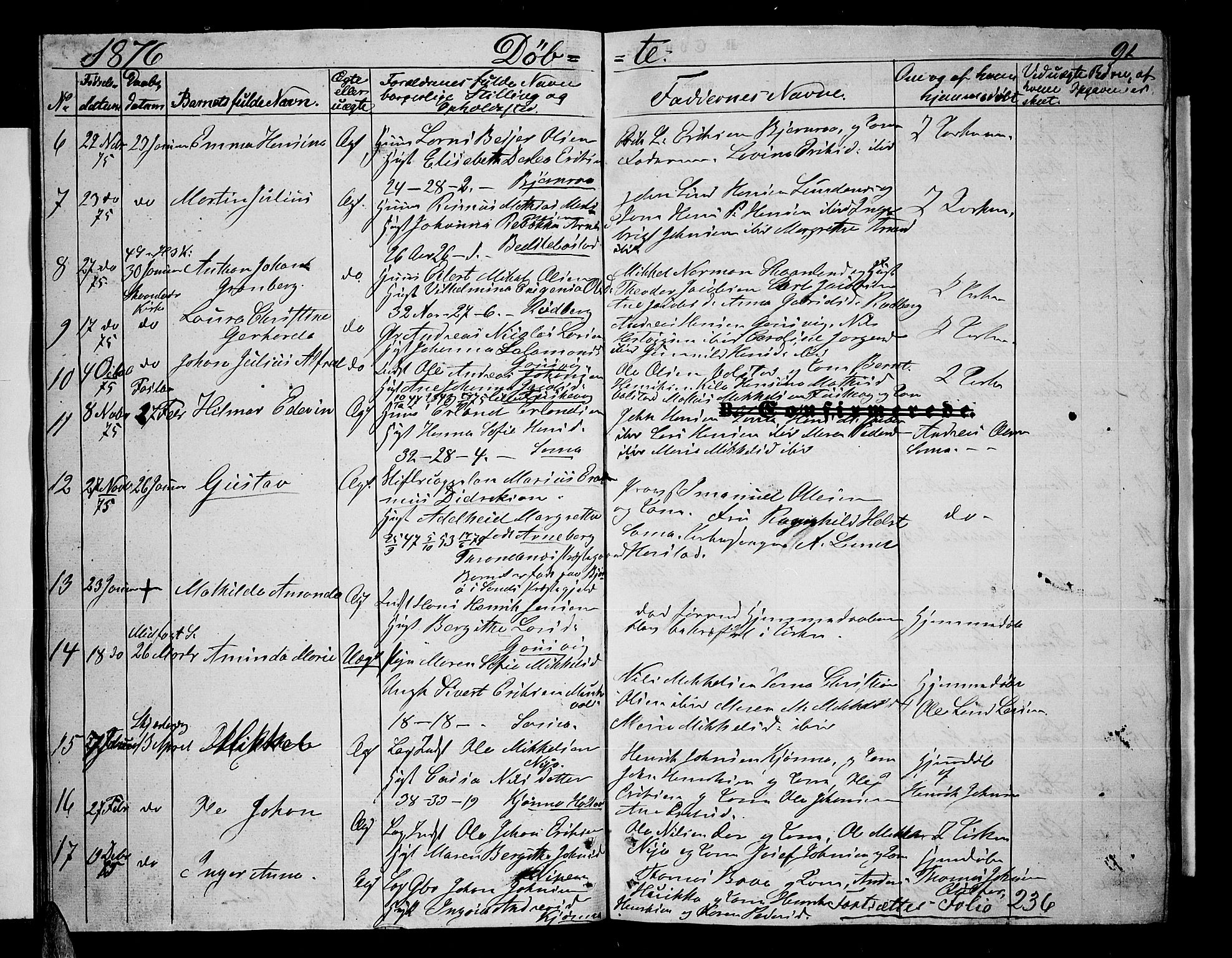 Trondenes sokneprestkontor, SATØ/S-1319/H/Hb/L0009klokker: Parish register (copy) no. 9, 1870-1876, p. 91