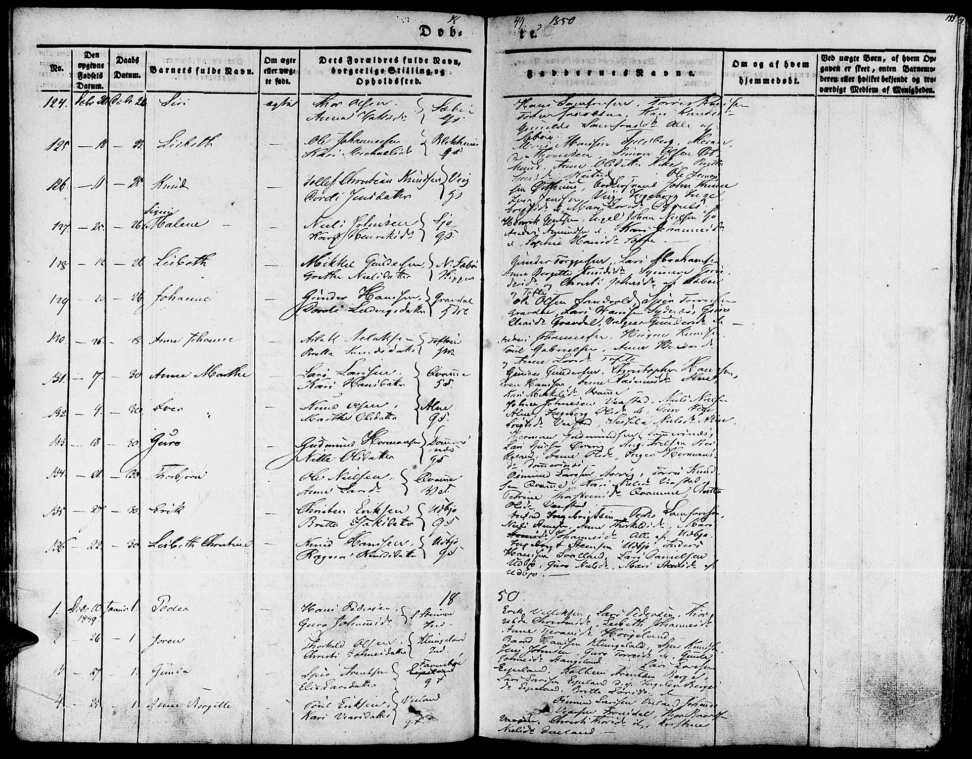 Fjelberg sokneprestembete, SAB/A-75201/H/Haa: Parish register (official) no. A 6, 1835-1851, p. 133