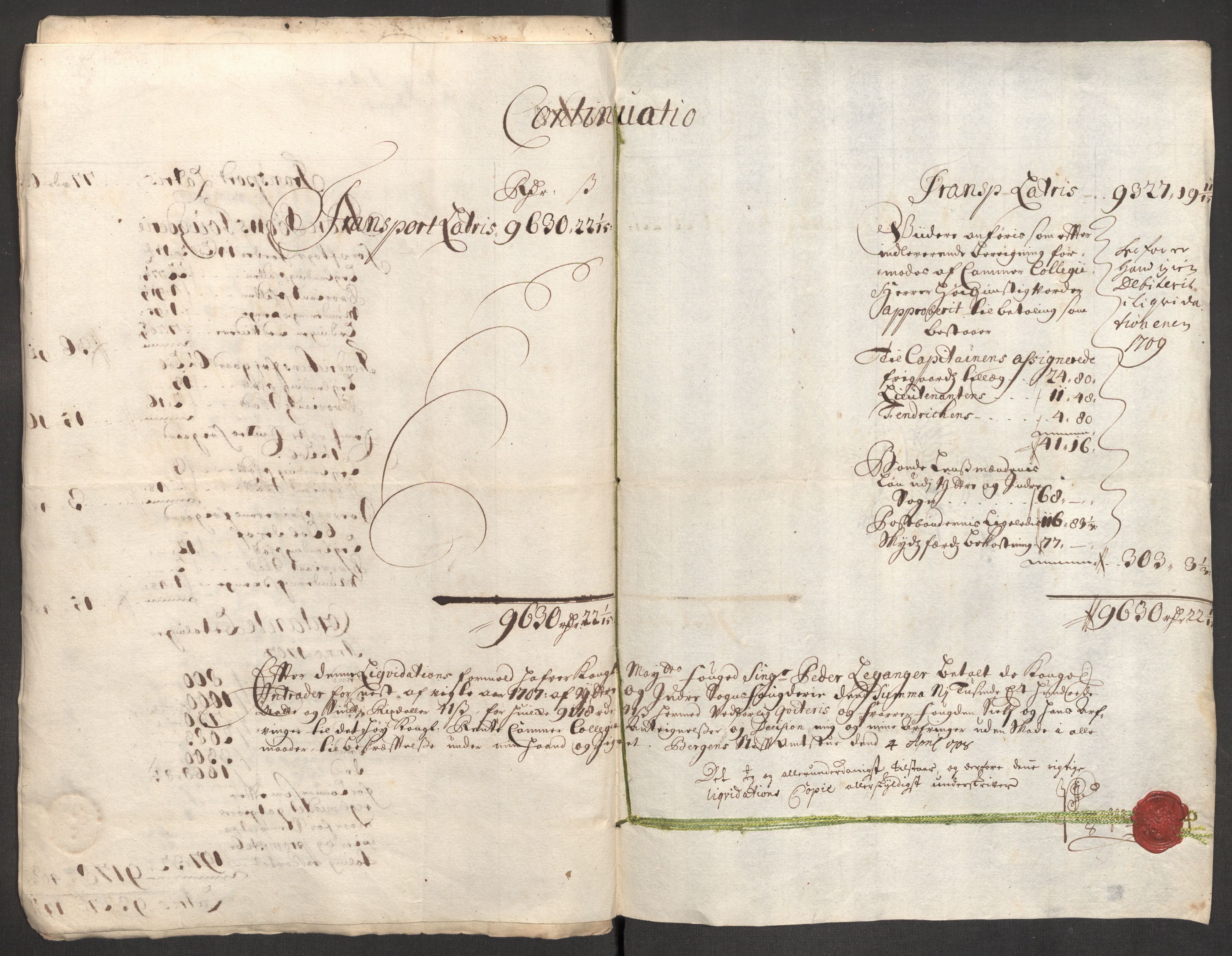 Rentekammeret inntil 1814, Reviderte regnskaper, Fogderegnskap, AV/RA-EA-4092/R52/L3314: Fogderegnskap Sogn, 1705-1707, p. 425