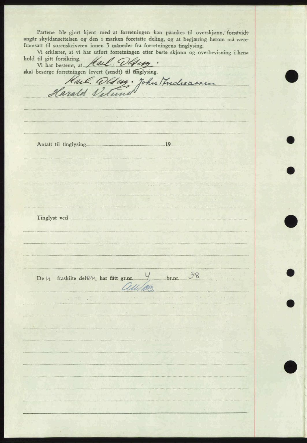 Idd og Marker sorenskriveri, SAO/A-10283/G/Gb/Gbb/L0009: Mortgage book no. A9, 1946-1947, Diary no: : 658/1947