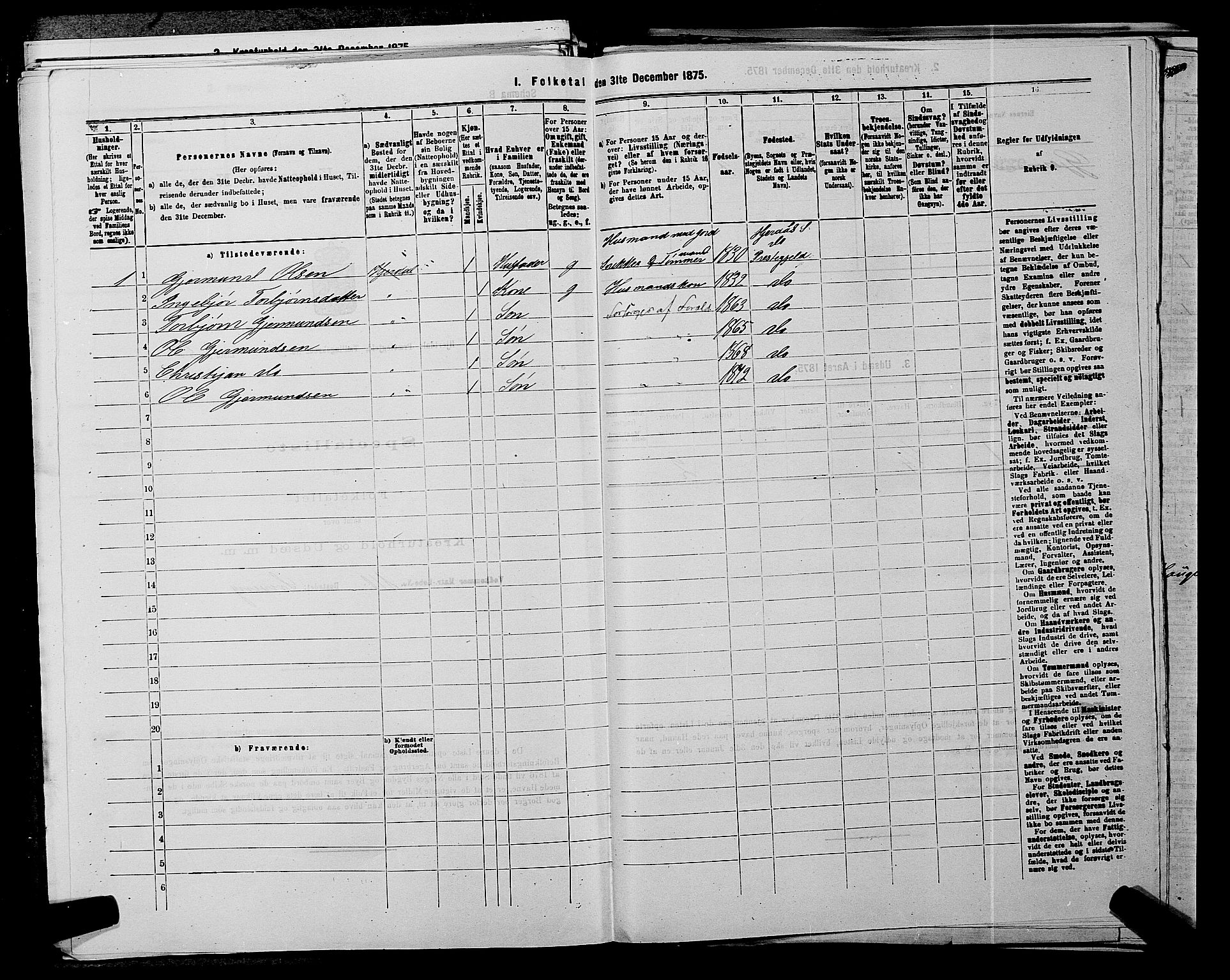 SAKO, 1875 census for 0827P Hjartdal, 1875, p. 451