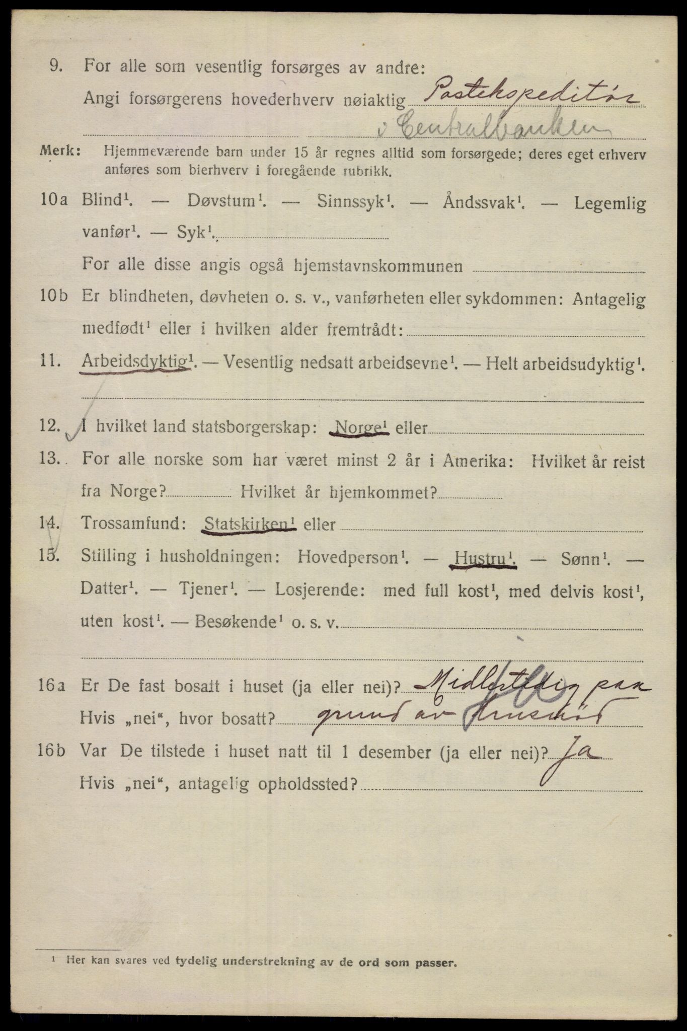 SAO, 1920 census for Kristiania, 1920, p. 150130