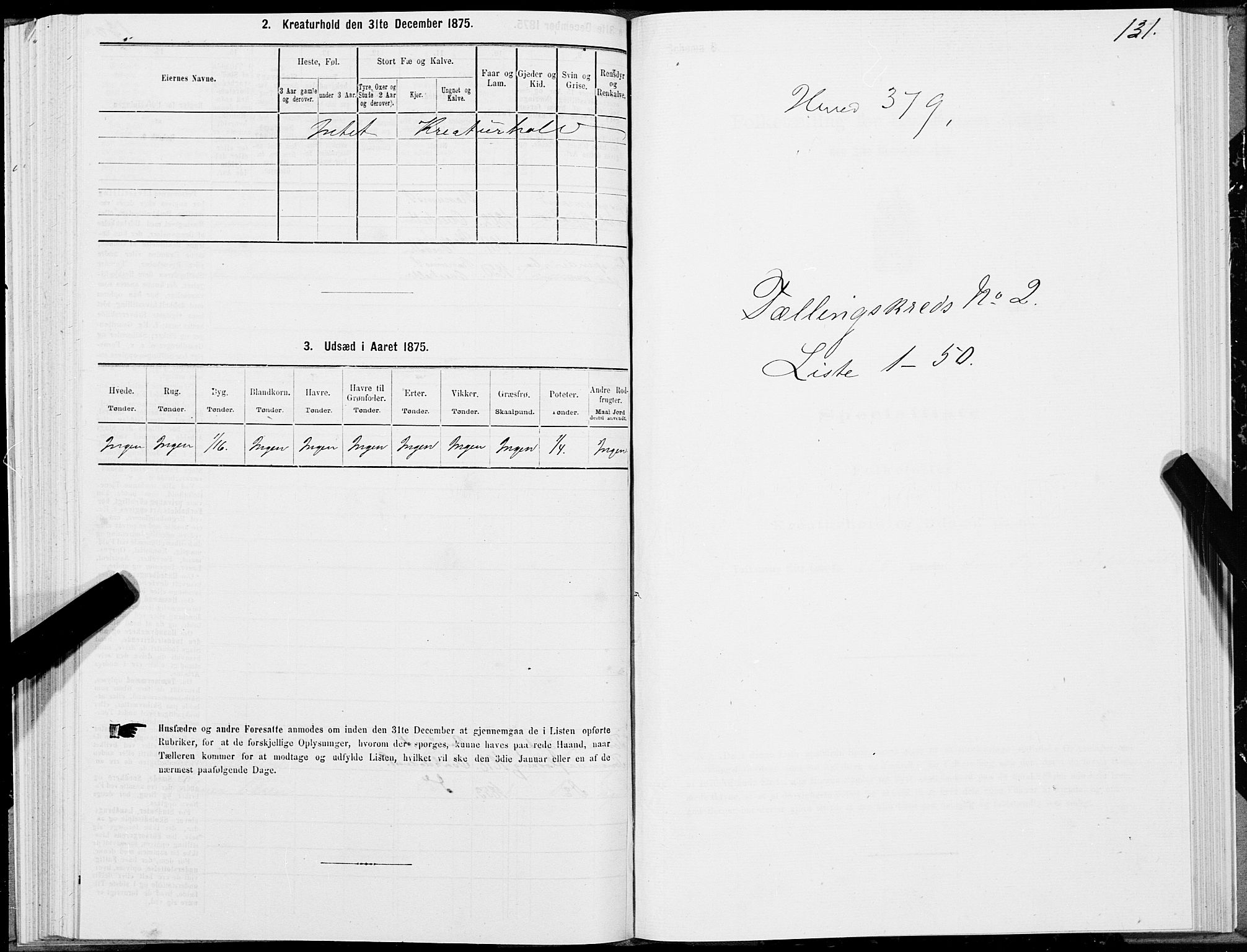SAT, 1875 census for 1744P Overhalla, 1875, p. 1131