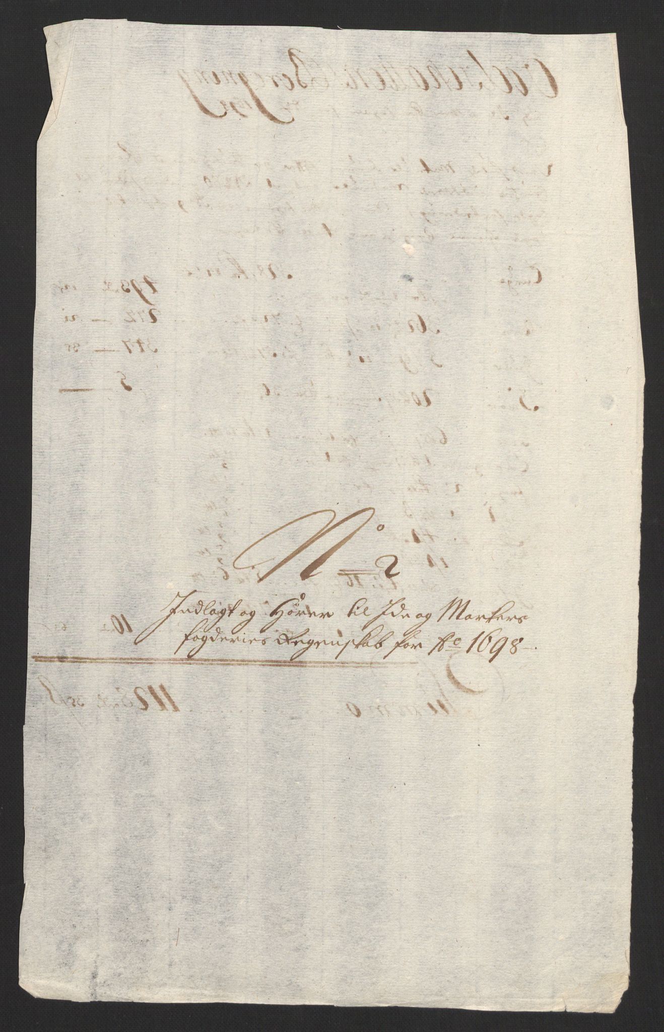 Rentekammeret inntil 1814, Reviderte regnskaper, Fogderegnskap, RA/EA-4092/R01/L0013: Fogderegnskap Idd og Marker, 1696-1698, p. 336