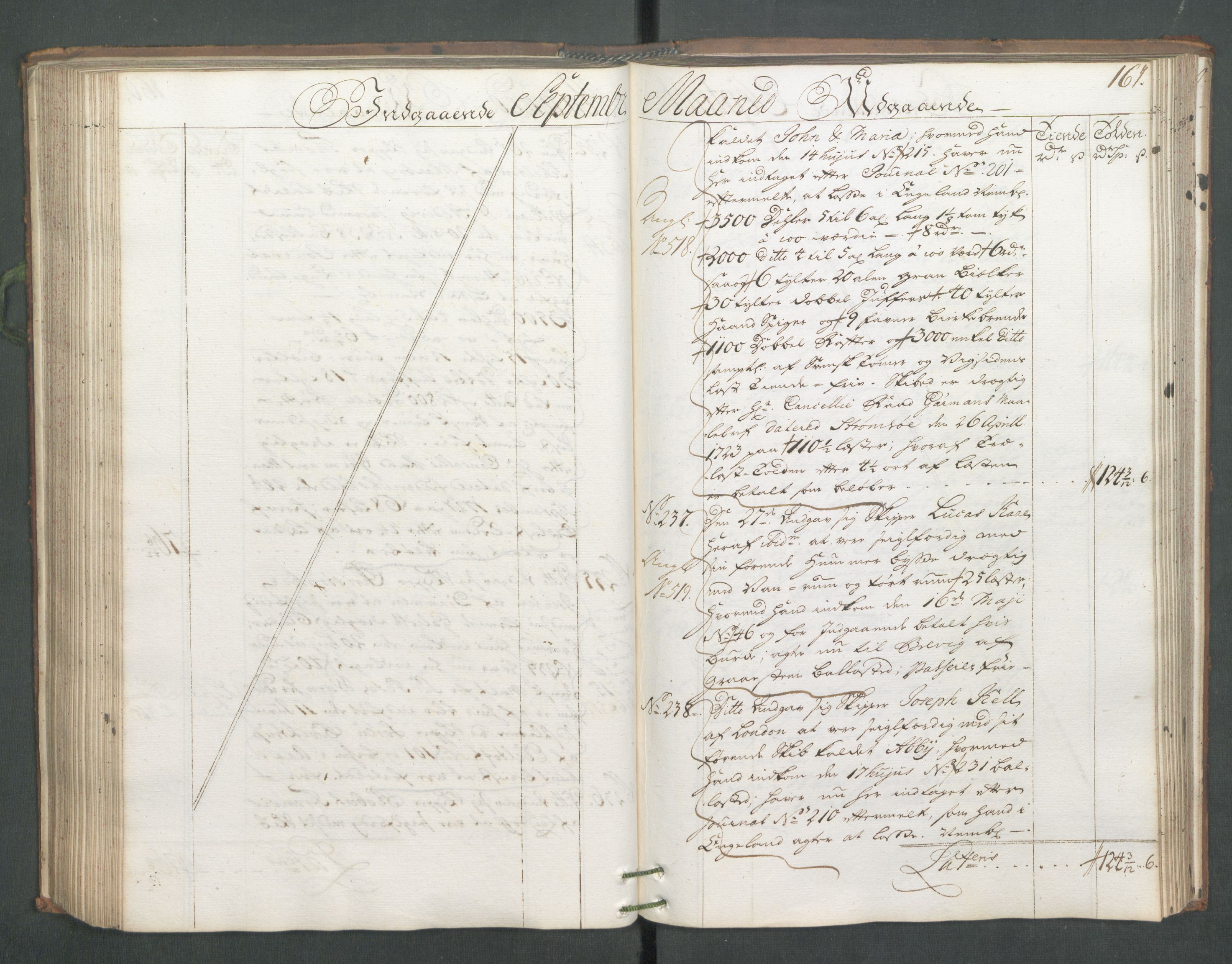 Generaltollkammeret, tollregnskaper, AV/RA-EA-5490/R01/L0006/0001: Tollregnskaper Fredrikshald / Hovedtollbok, 1731, p. 161