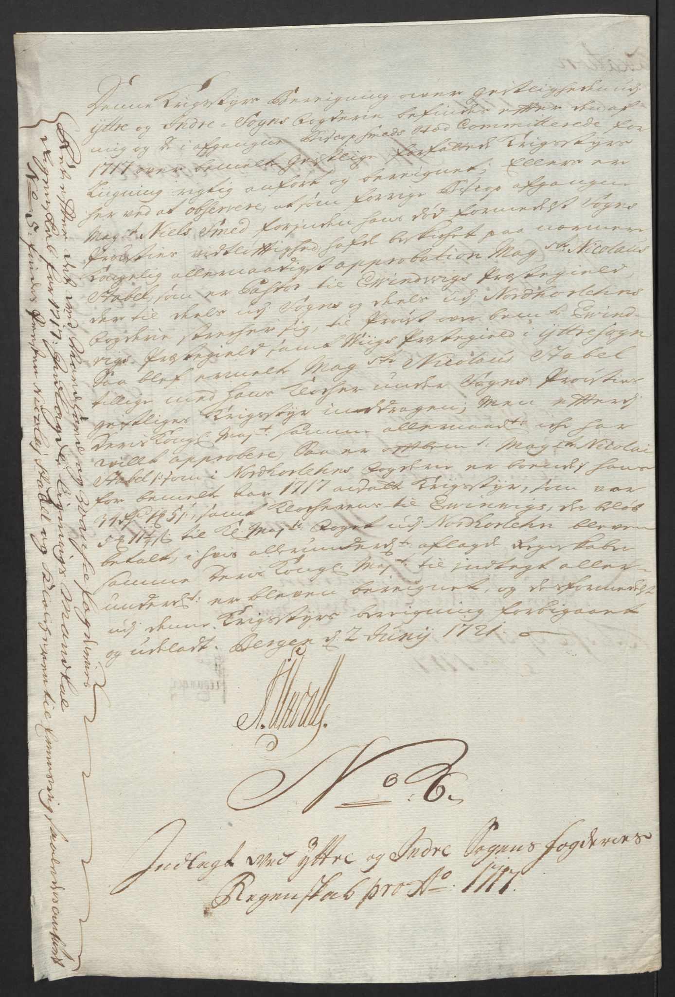 Rentekammeret inntil 1814, Reviderte regnskaper, Fogderegnskap, AV/RA-EA-4092/R52/L3321: Fogderegnskap Sogn, 1717-1718, p. 58