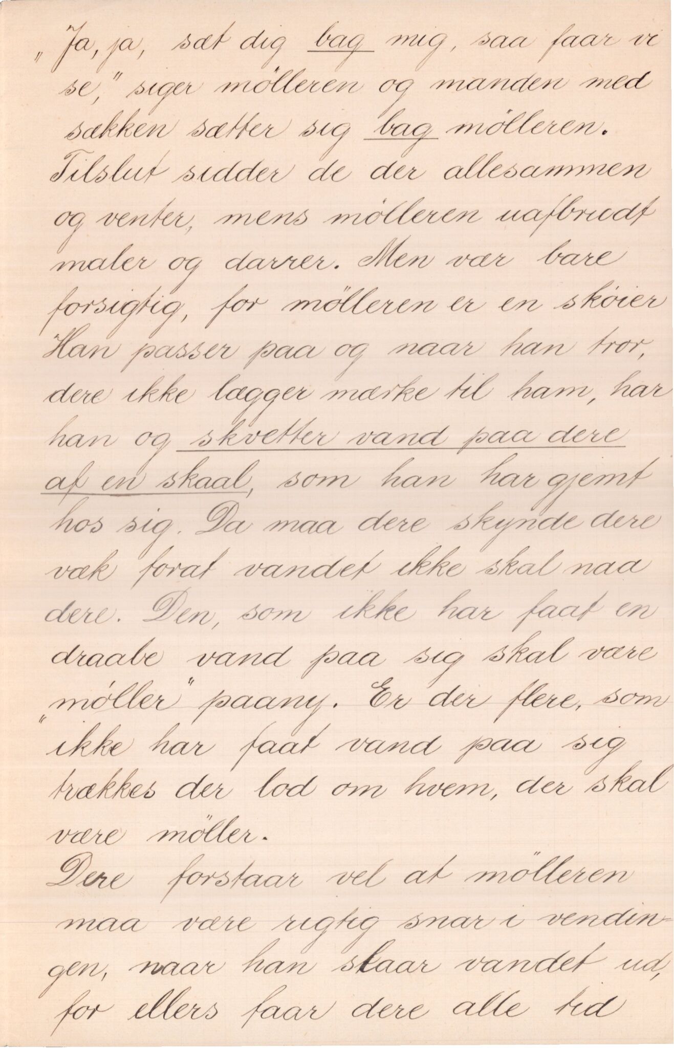 Samling etter Klara Semb, NSFF/KS/A/003: Leik frå Sætersdalen "Til kværnen å male", 1884-1970