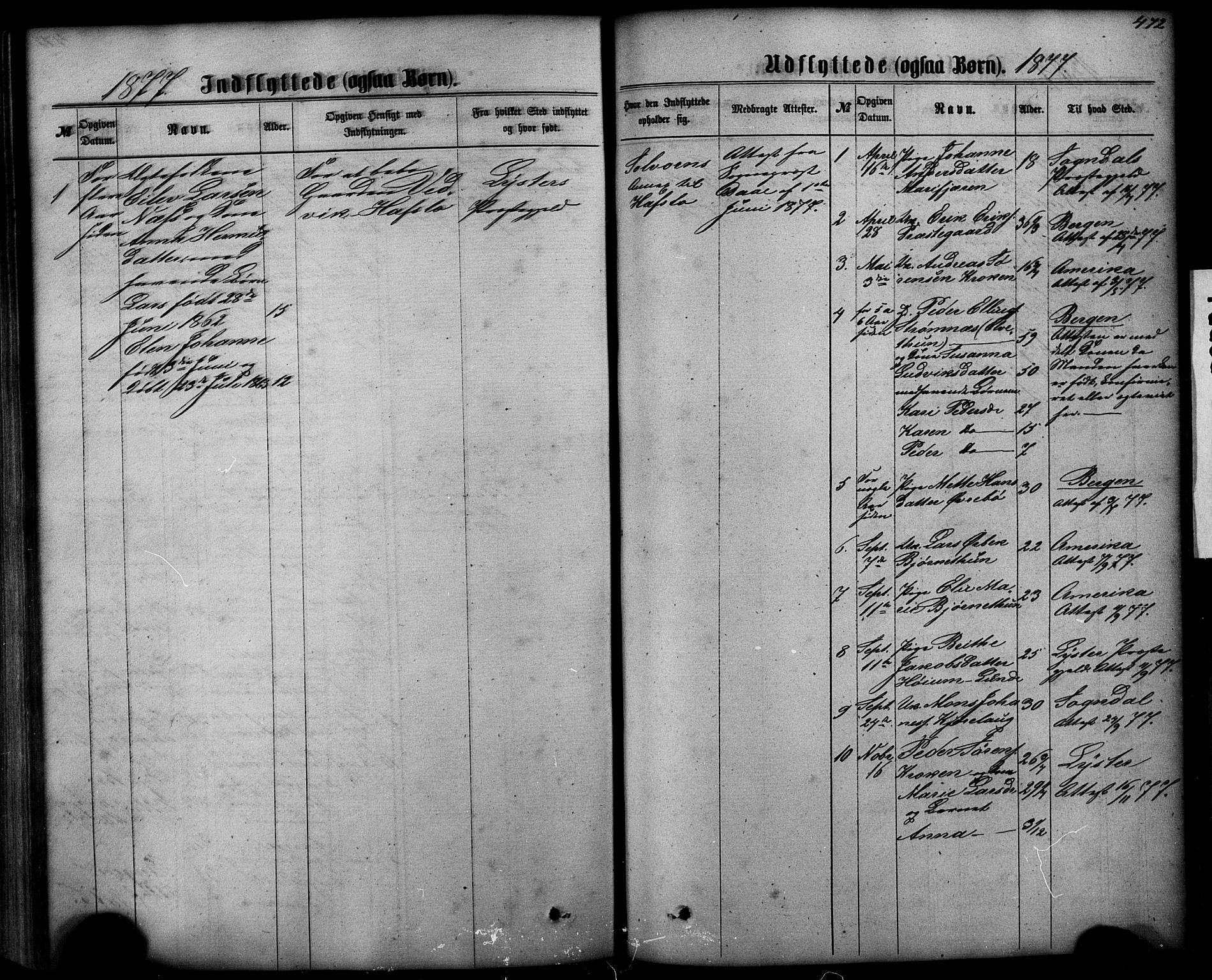 Hafslo sokneprestembete, AV/SAB-A-80301/H/Hab/Haba/L0001: Parish register (copy) no. A 1, 1866-1908, p. 472