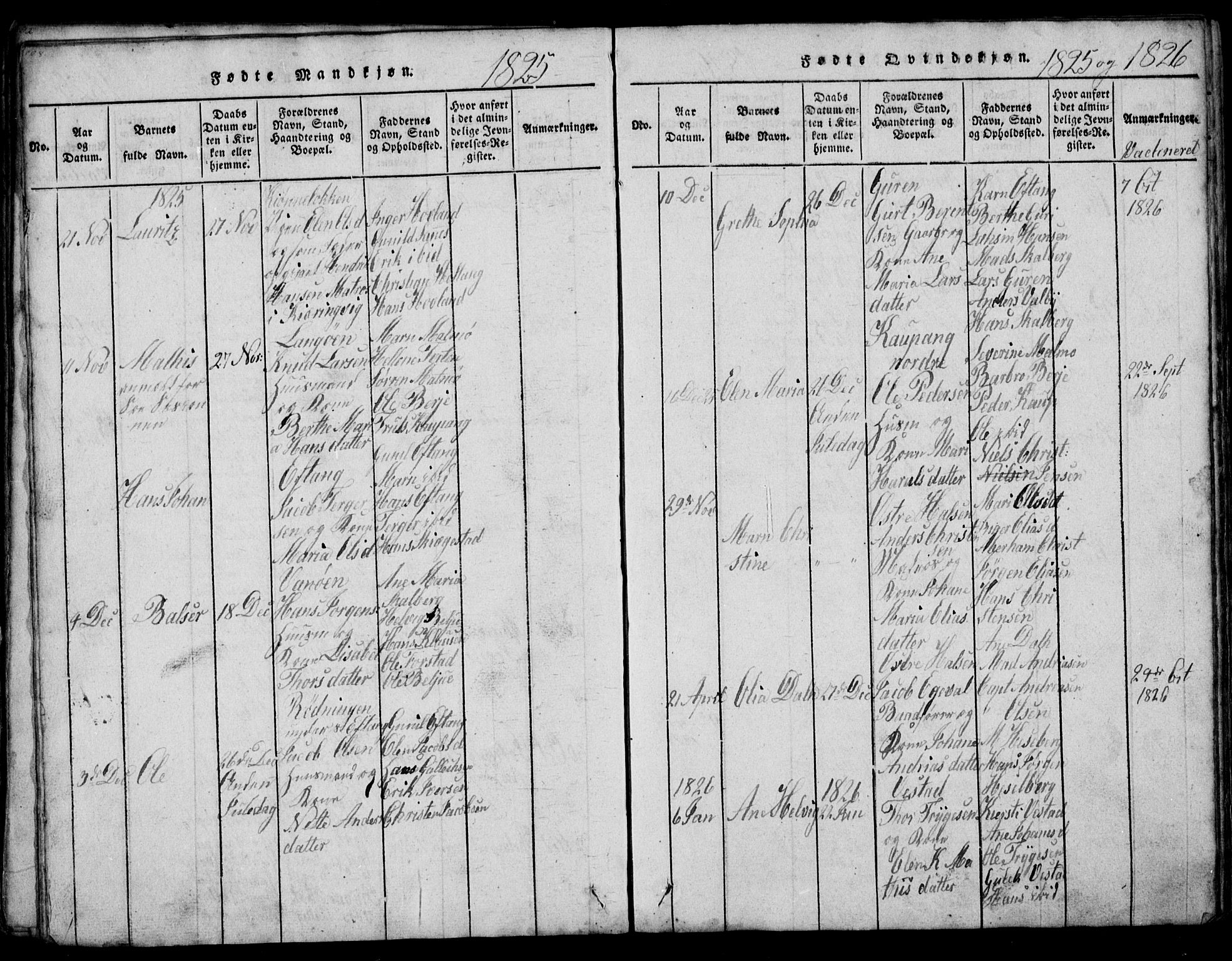 Tjølling kirkebøker, SAKO/A-60/G/Ga/L0001: Parish register (copy) no. 1, 1814-1835, p. 108