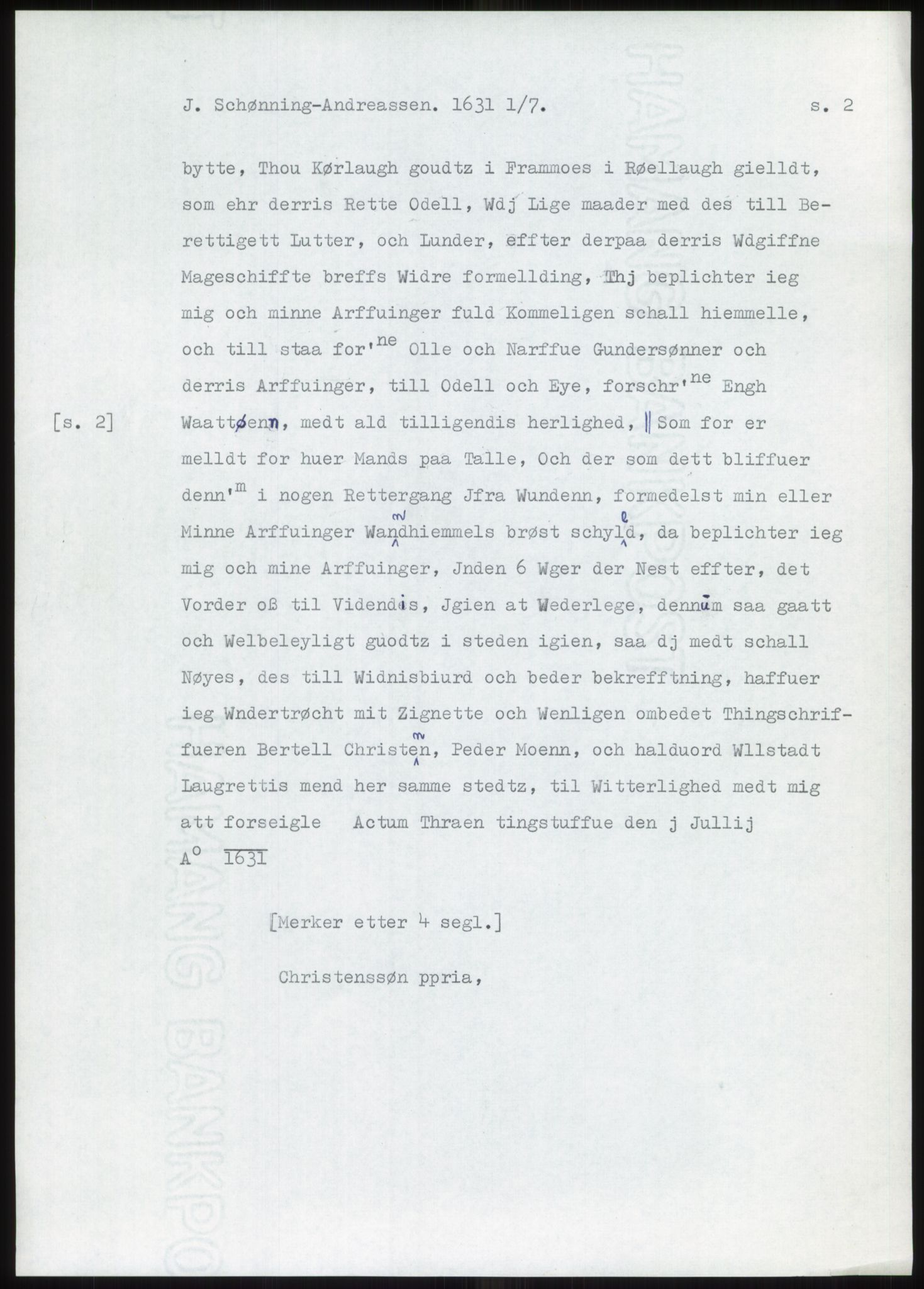 Samlinger til kildeutgivelse, Diplomavskriftsamlingen, AV/RA-EA-4053/H/Ha, p. 102