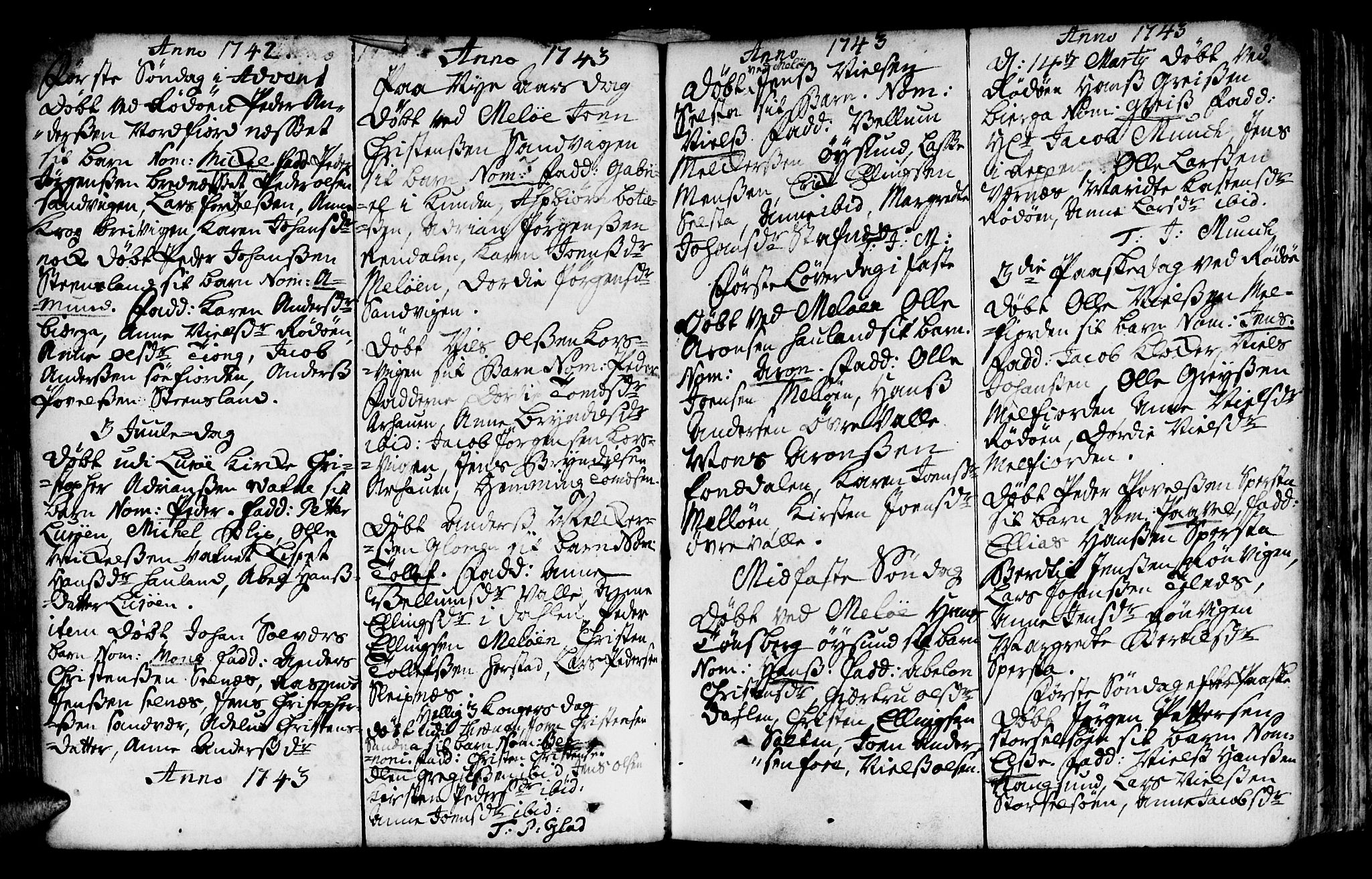 Ministerialprotokoller, klokkerbøker og fødselsregistre - Nordland, SAT/A-1459/841/L0586: Parish register (official) no. 841A01, 1739-1750, p. 94