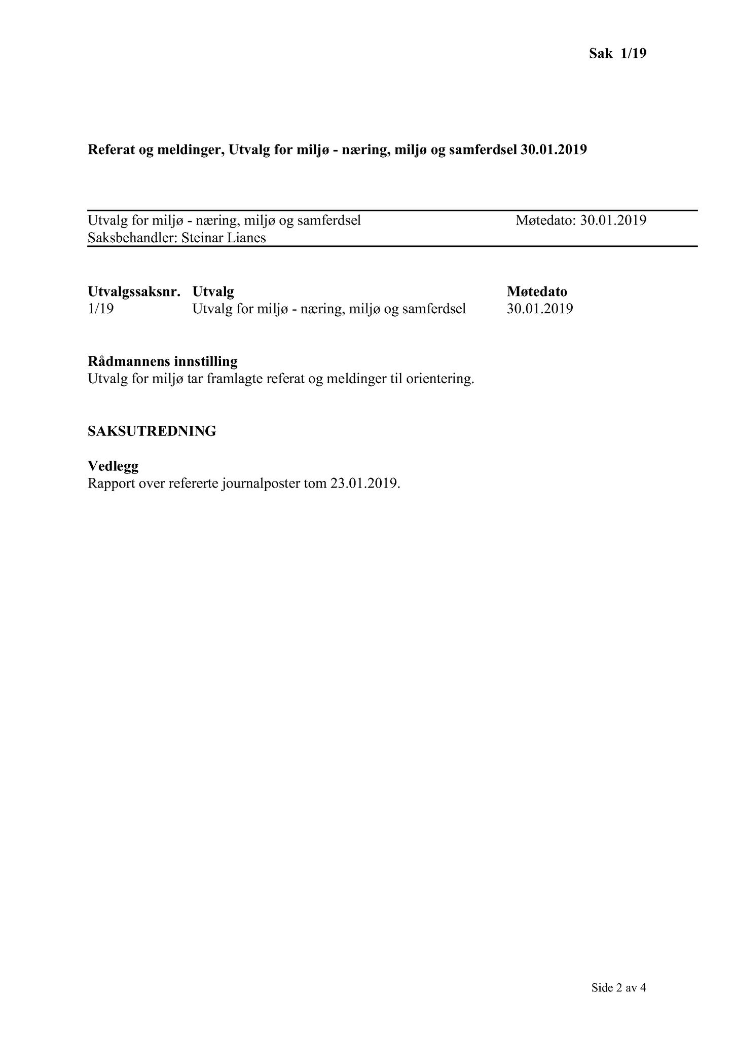 Klæbu Kommune, TRKO/KK/06-UM/L006: Utvalg for miljø - Møtedokumenter 2019, 2019, p. 3