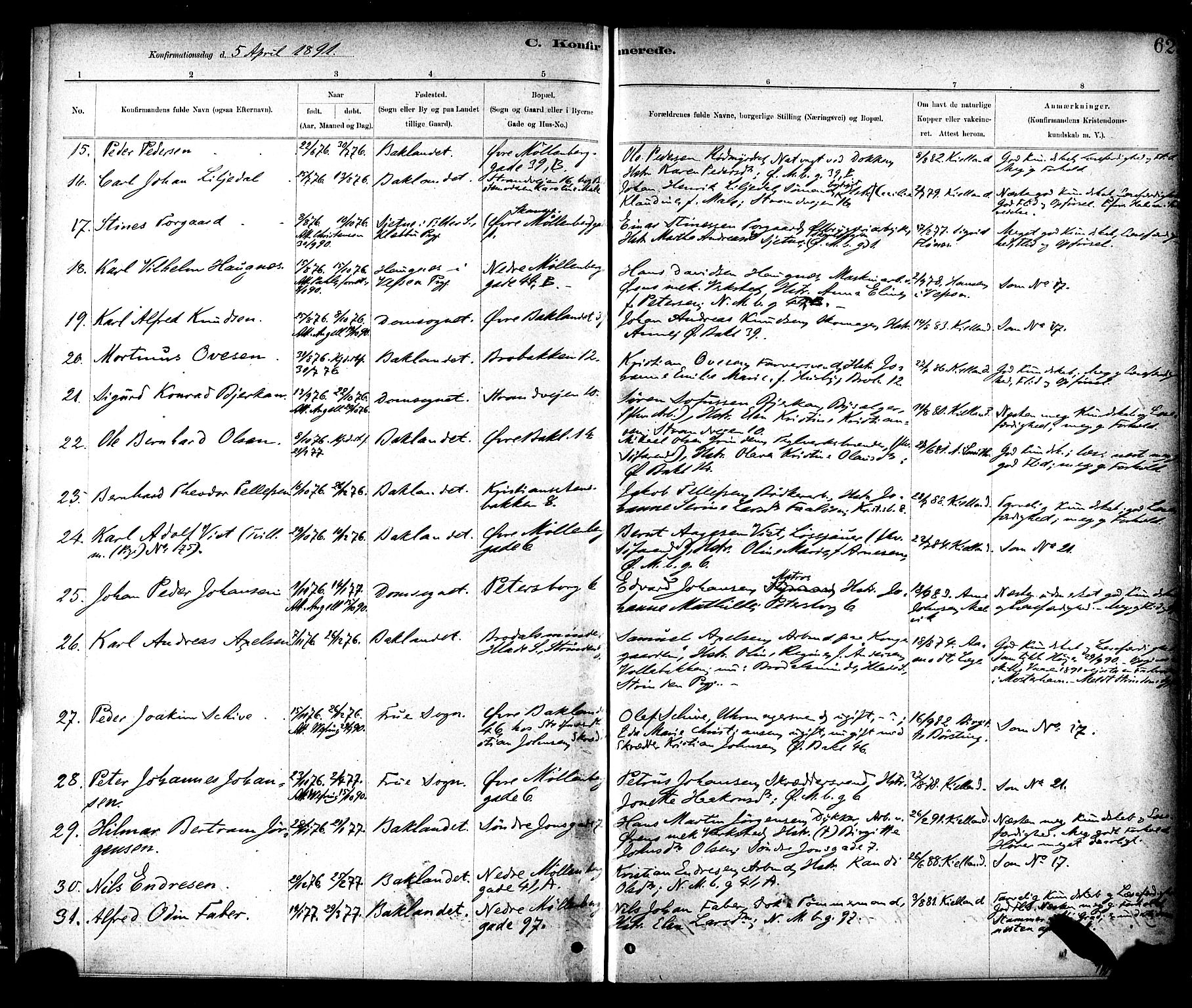 Ministerialprotokoller, klokkerbøker og fødselsregistre - Sør-Trøndelag, SAT/A-1456/604/L0188: Parish register (official) no. 604A09, 1878-1892, p. 623