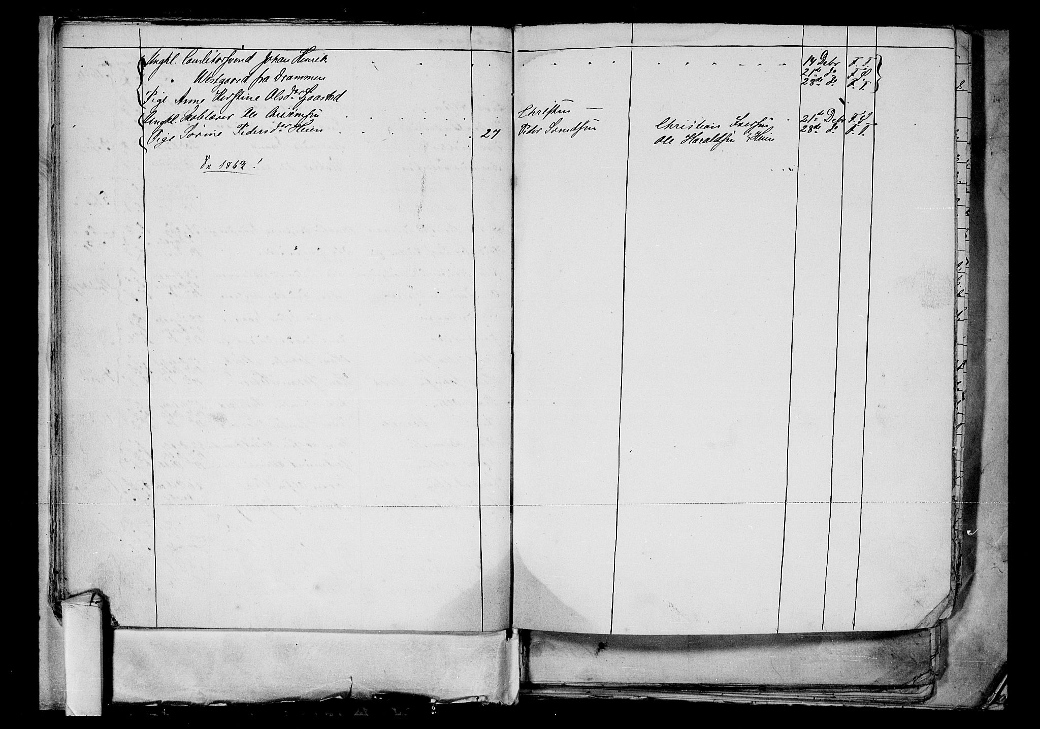 Lier kirkebøker, SAKO/A-230/G/Ga/L0003: Parish register (copy) no. I 3, 1861-1873