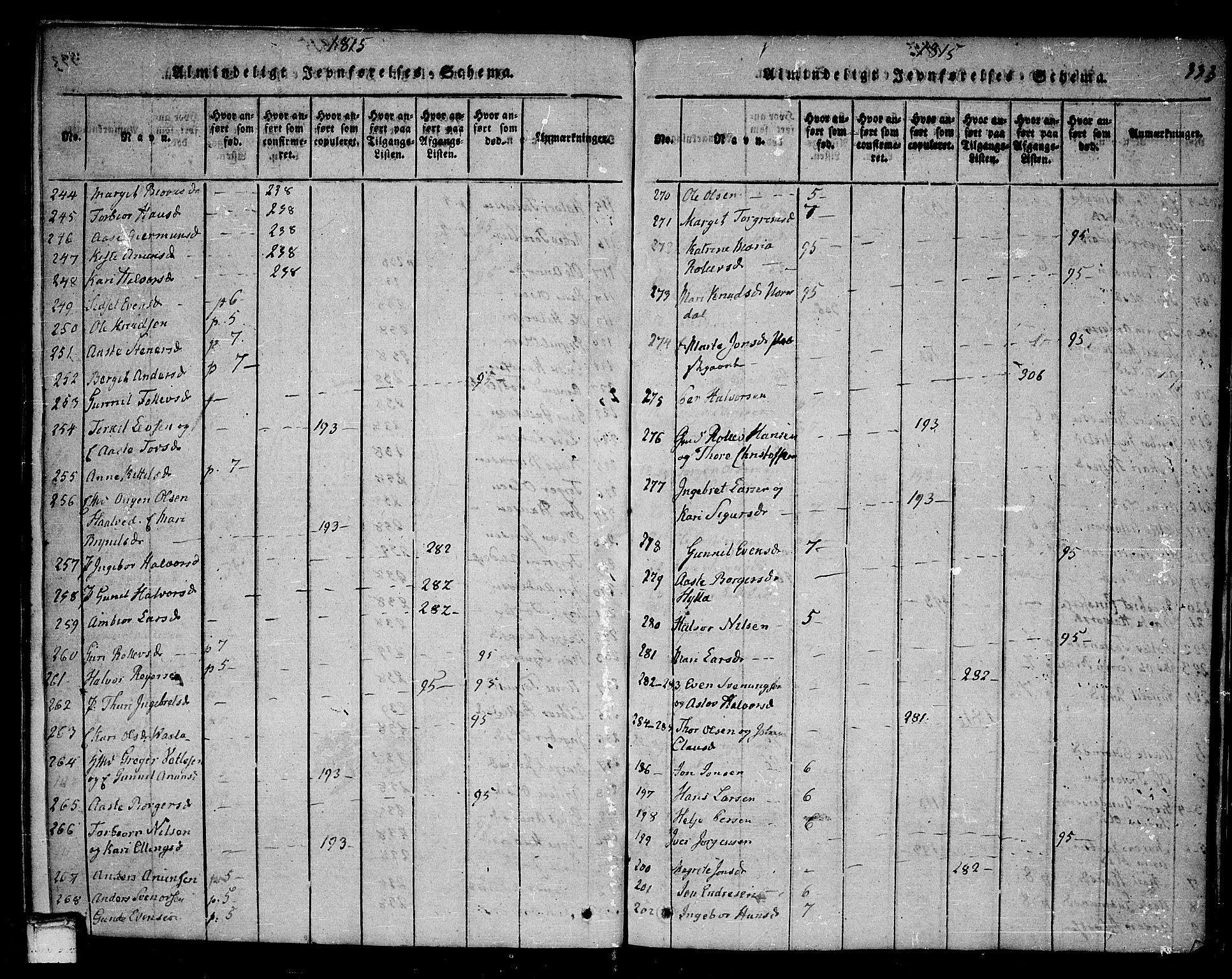 Sauherad kirkebøker, SAKO/A-298/F/Fa/L0005: Parish register (official) no. I 5, 1815-1829, p. 333