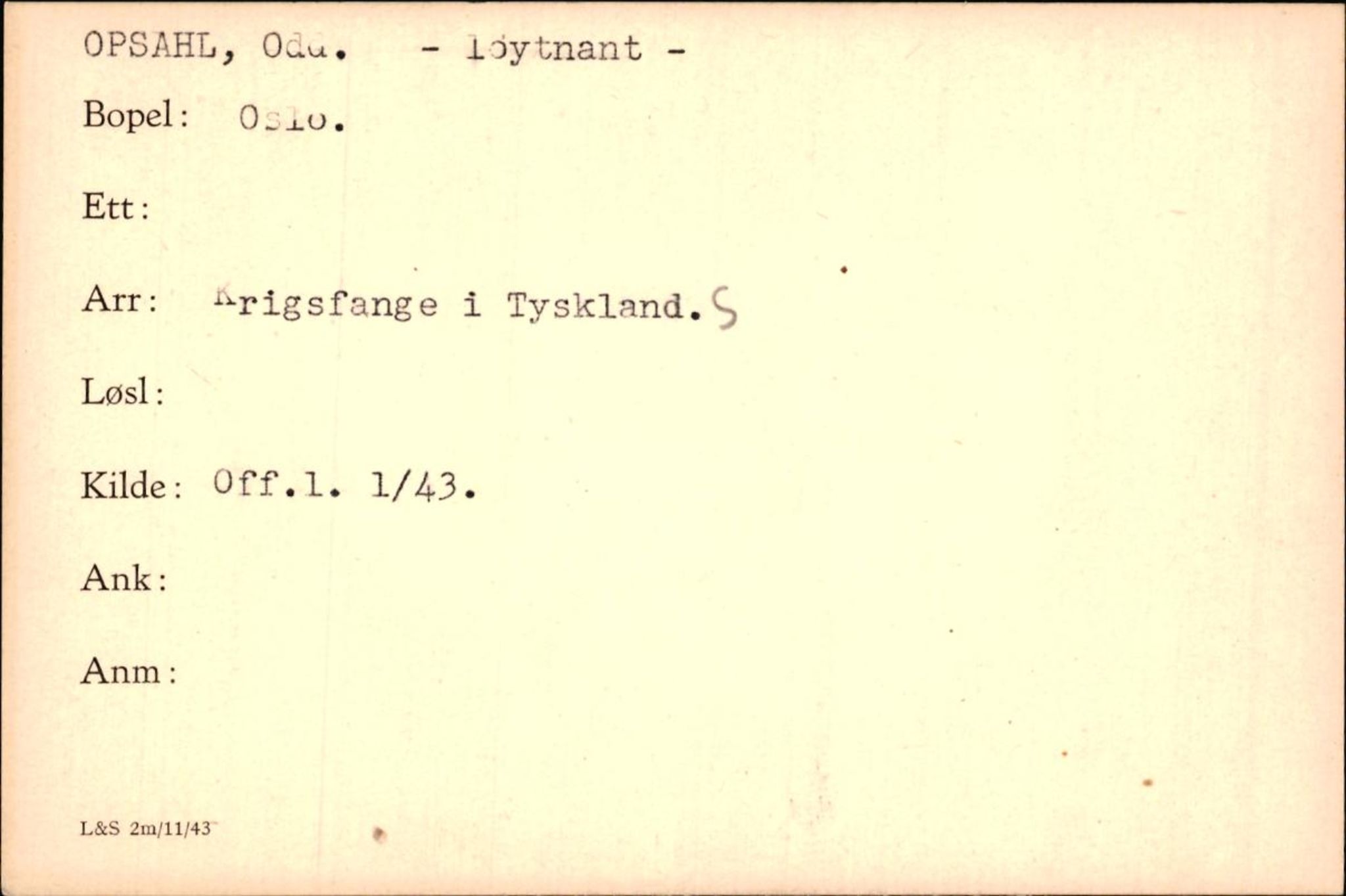 Forsvaret, Forsvarets krigshistoriske avdeling, AV/RA-RAFA-2017/Y/Yf/L0200: II-C-11-2102  -  Norske krigsfanger i Tyskland, 1940-1945, p. 818