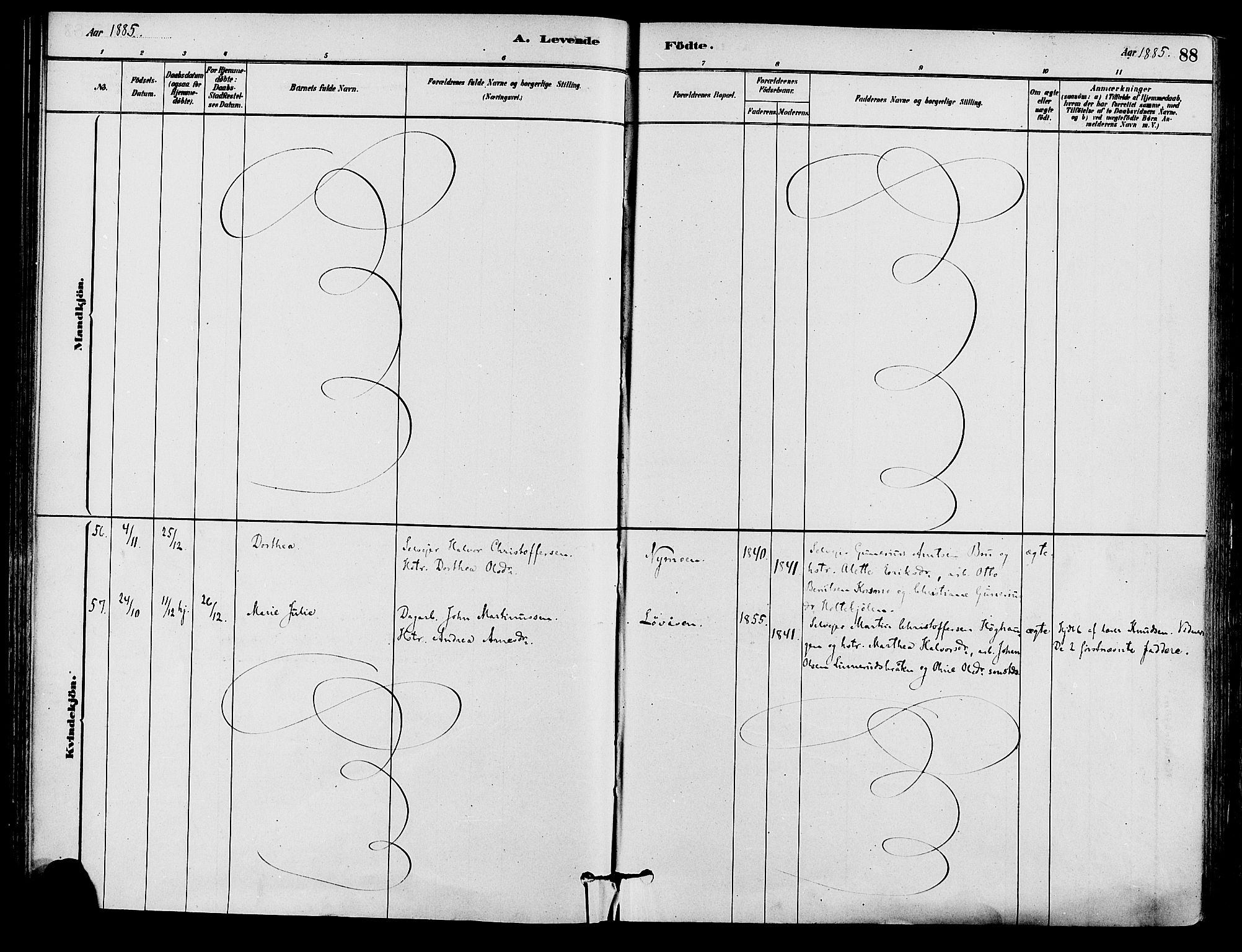 Våler prestekontor, Hedmark, AV/SAH-PREST-040/H/Ha/Haa/L0002: Parish register (official) no. 3, 1879-1911, p. 88