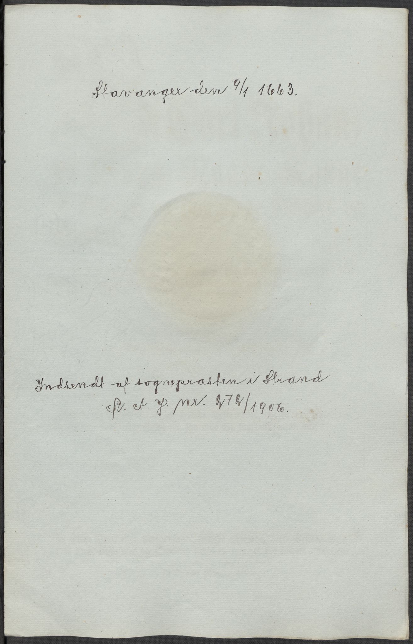 Riksarkivets diplomsamling, AV/RA-EA-5965/F15/L0031: Prestearkiv - Aust-Agder, Vest-Agder og Rogaland, 1575-1768, p. 151