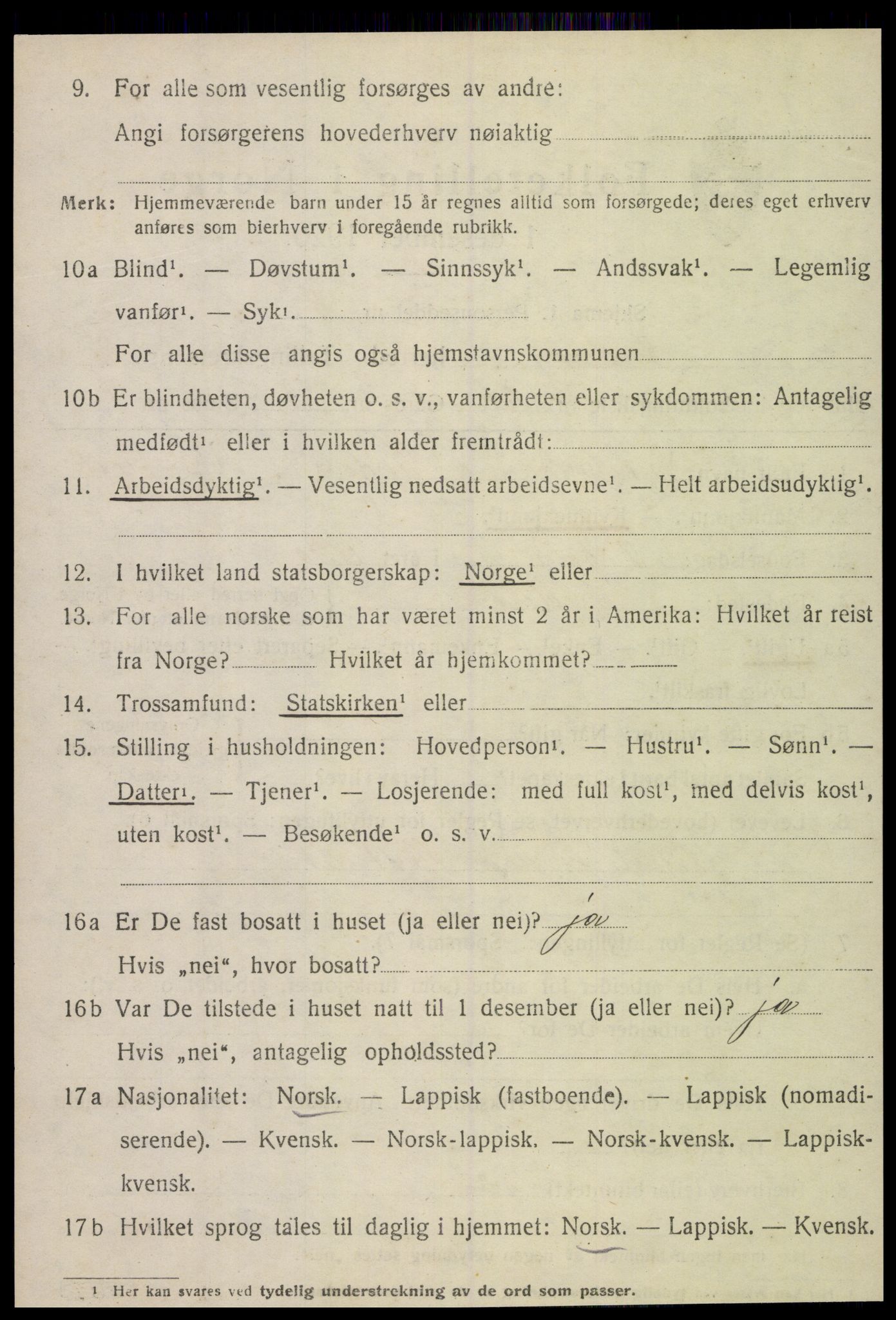 SAT, 1920 census for Inderøy, 1920, p. 5626