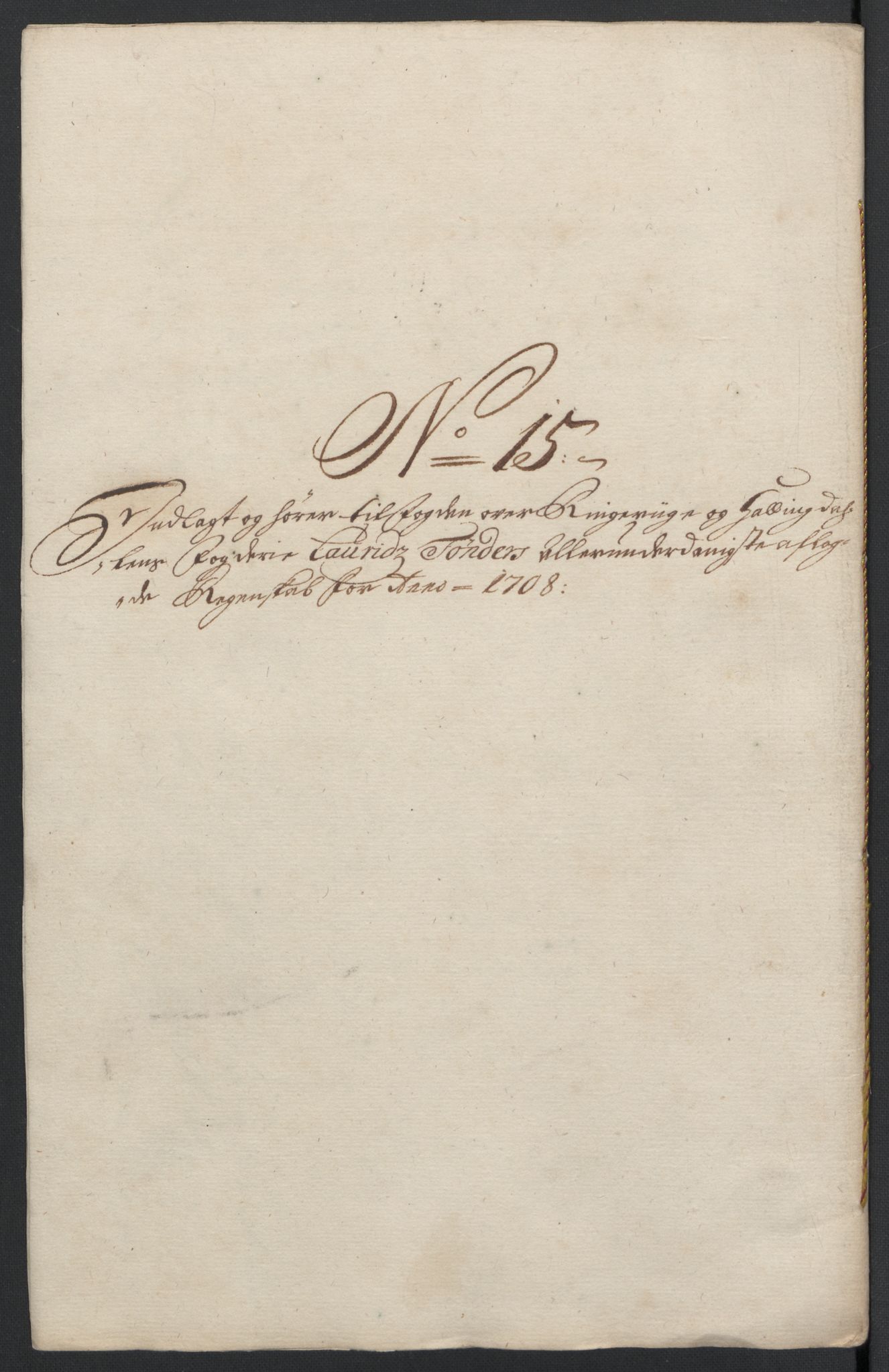 Rentekammeret inntil 1814, Reviderte regnskaper, Fogderegnskap, AV/RA-EA-4092/R22/L1467: Fogderegnskap Ringerike, Hallingdal og Buskerud, 1708, p. 228