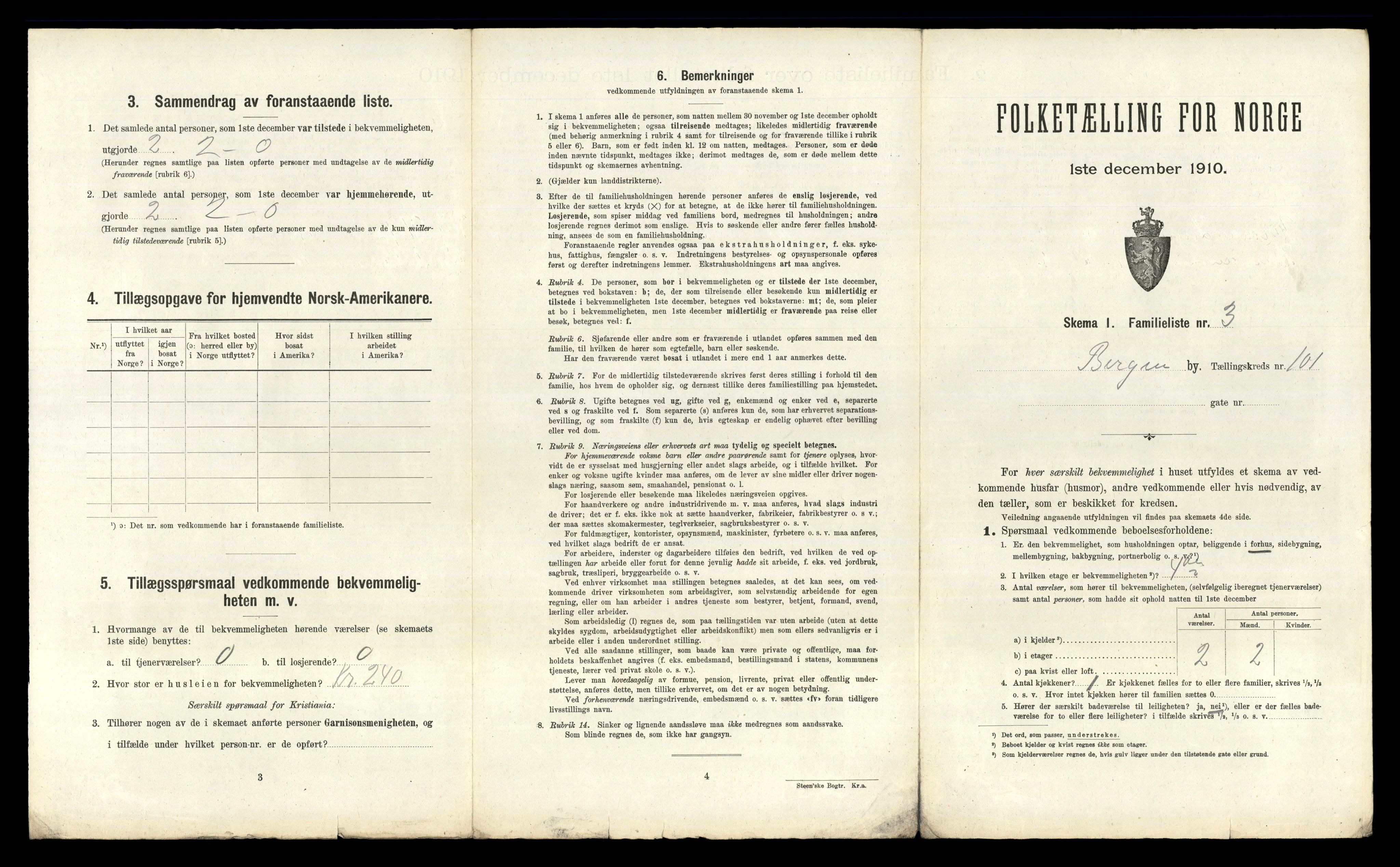 RA, 1910 census for Bergen, 1910, p. 35035