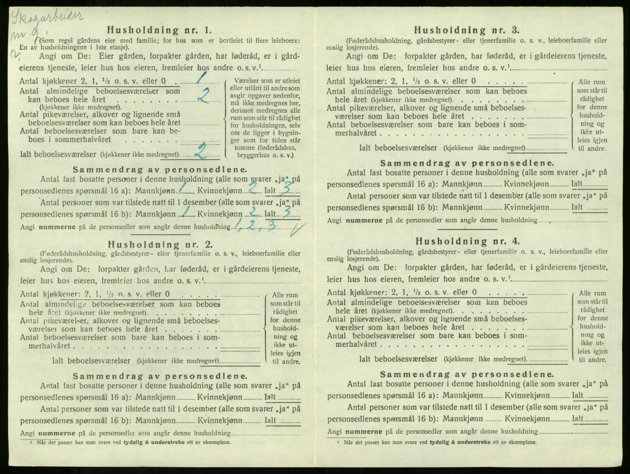 SAKO, 1920 census for Andebu, 1920, p. 1151