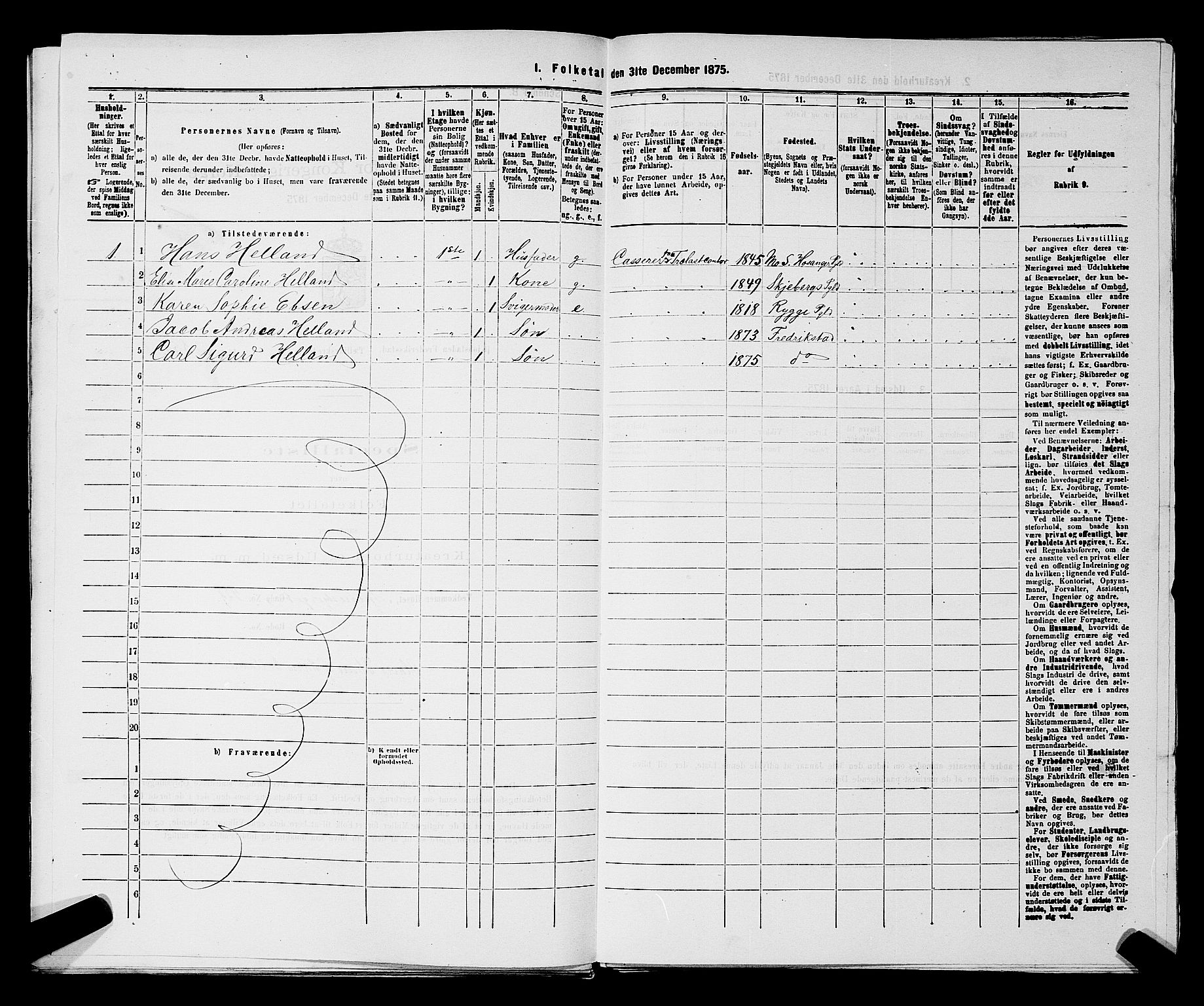 RA, 1875 census for 0103B Fredrikstad/Fredrikstad, 1875, p. 1286