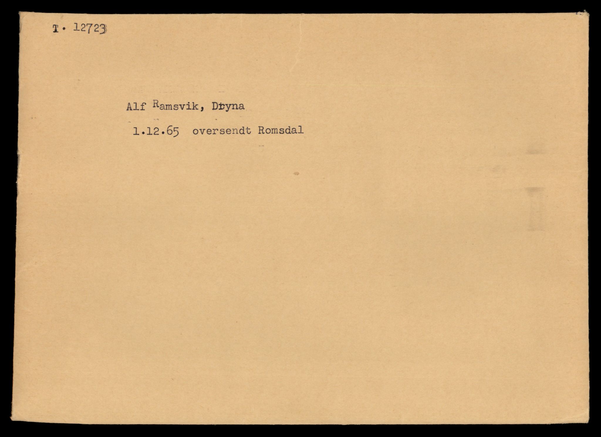 Møre og Romsdal vegkontor - Ålesund trafikkstasjon, AV/SAT-A-4099/F/Fe/L0035: Registreringskort for kjøretøy T 12653 - T 12829, 1927-1998, p. 1316