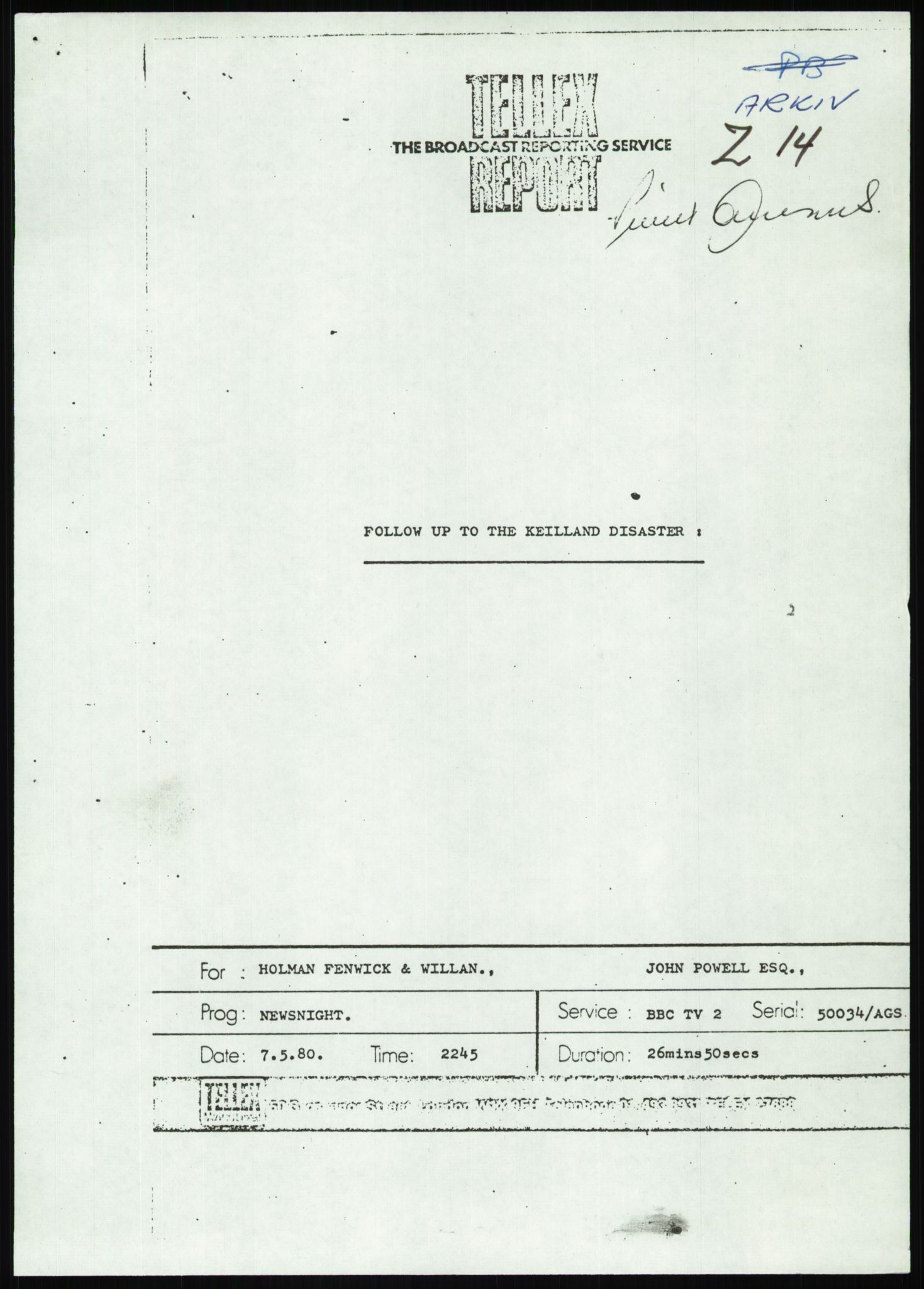 Justisdepartementet, Granskningskommisjonen ved Alexander Kielland-ulykken 27.3.1980, AV/RA-S-1165/D/L0022: Y Forskningsprosjekter (Y8-Y9)/Z Diverse (Doku.liste + Z1-Z15 av 15), 1980-1981, p. 1016