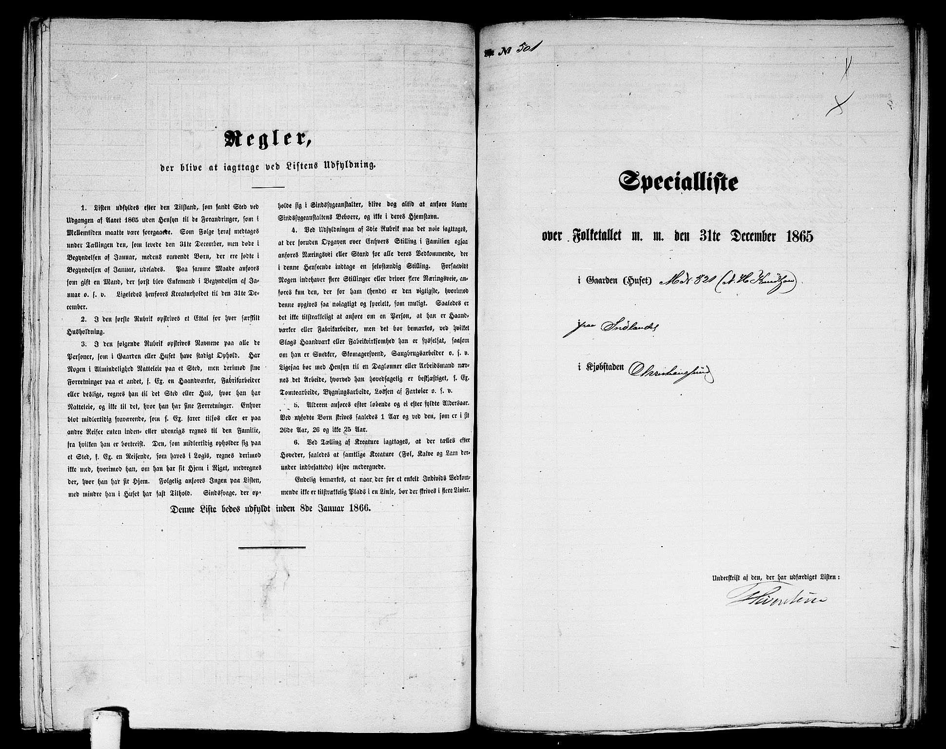 RA, 1865 census for Kristiansund/Kristiansund, 1865, p. 1018