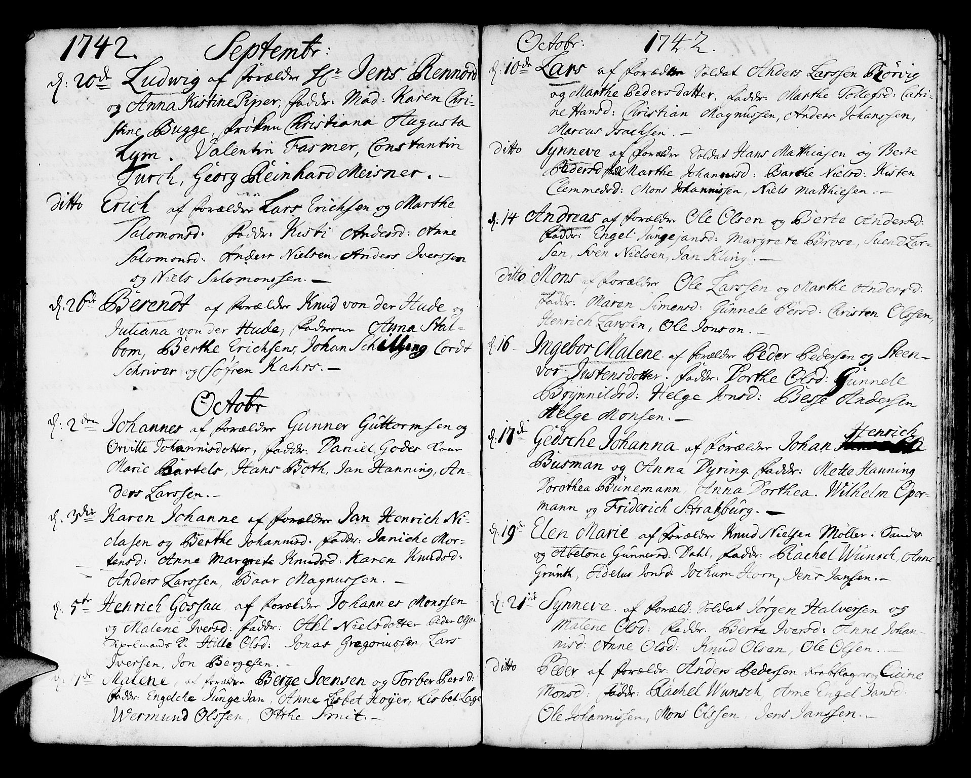Korskirken sokneprestembete, SAB/A-76101/H/Haa/L0004: Parish register (official) no. A 4, 1720-1750, p. 235