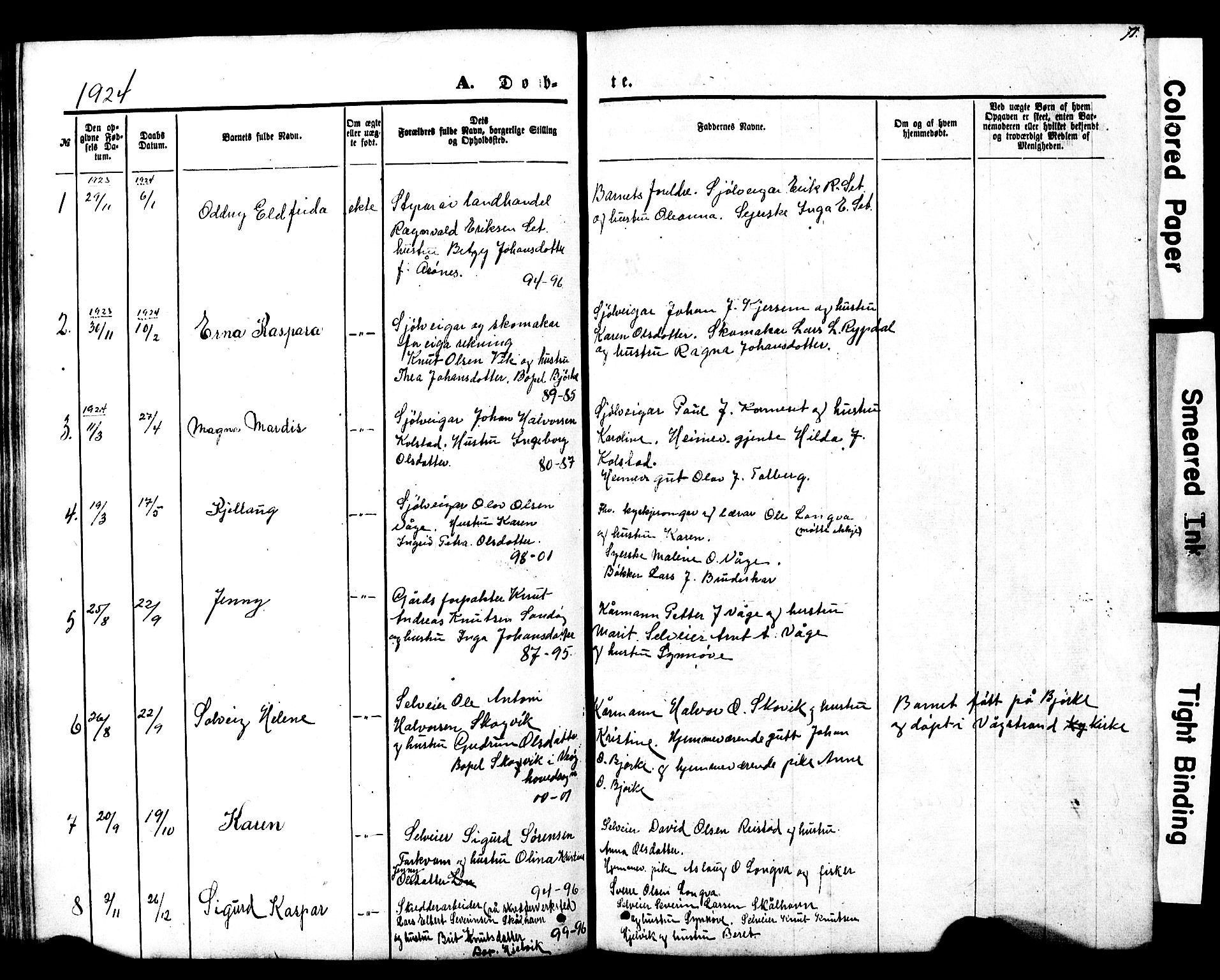 Ministerialprotokoller, klokkerbøker og fødselsregistre - Møre og Romsdal, AV/SAT-A-1454/550/L0618: Parish register (copy) no. 550C01, 1870-1927, p. 71