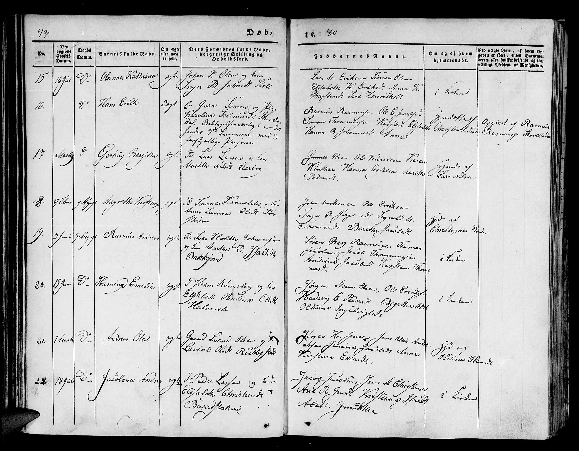 Tranøy sokneprestkontor, SATØ/S-1313/I/Ia/Iaa/L0005kirke: Parish register (official) no. 5, 1829-1844, p. 73