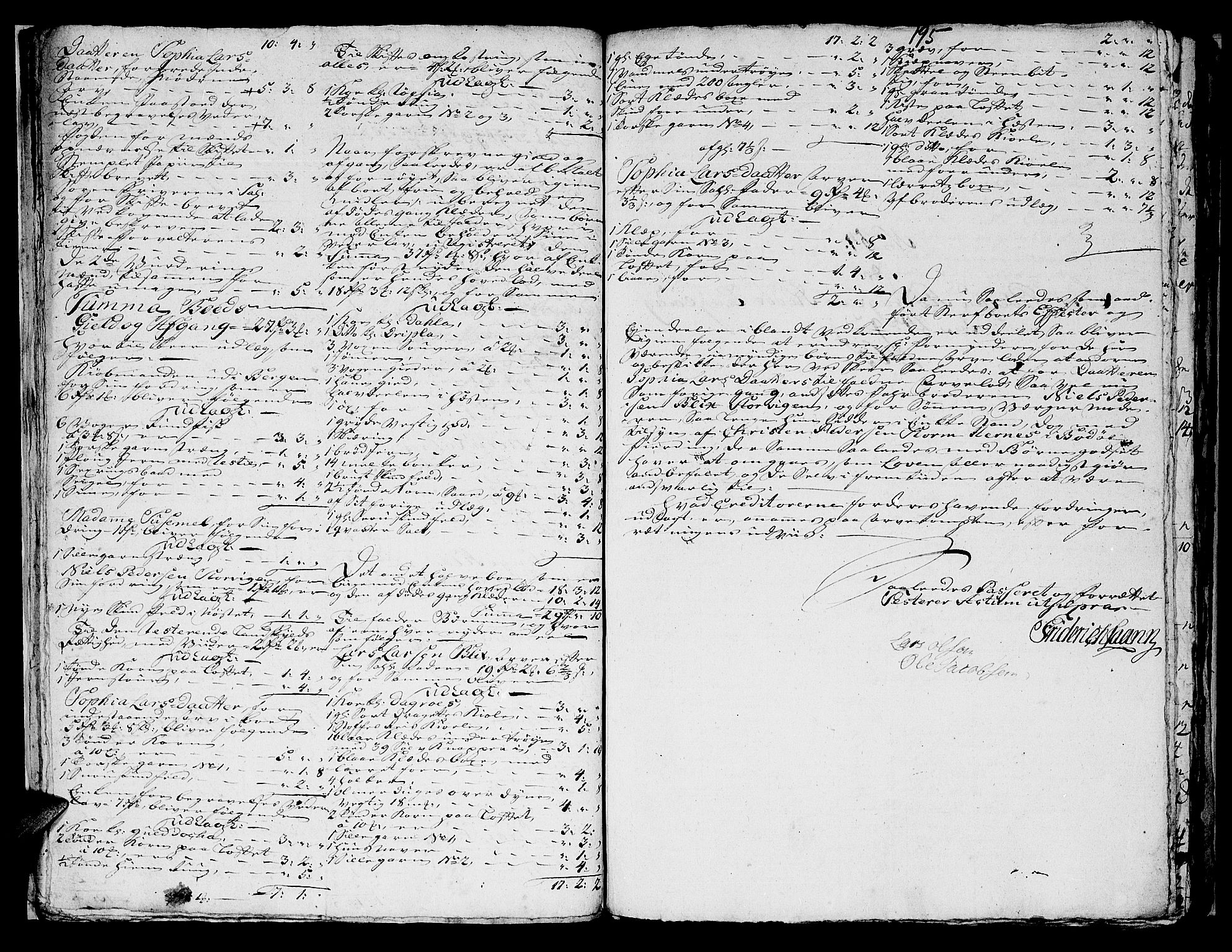 Helgeland sorenskriveri, AV/SAT-A-0004/3/3A/L0051: Konseptprotokoll 36, 1762, p. 194b-195a