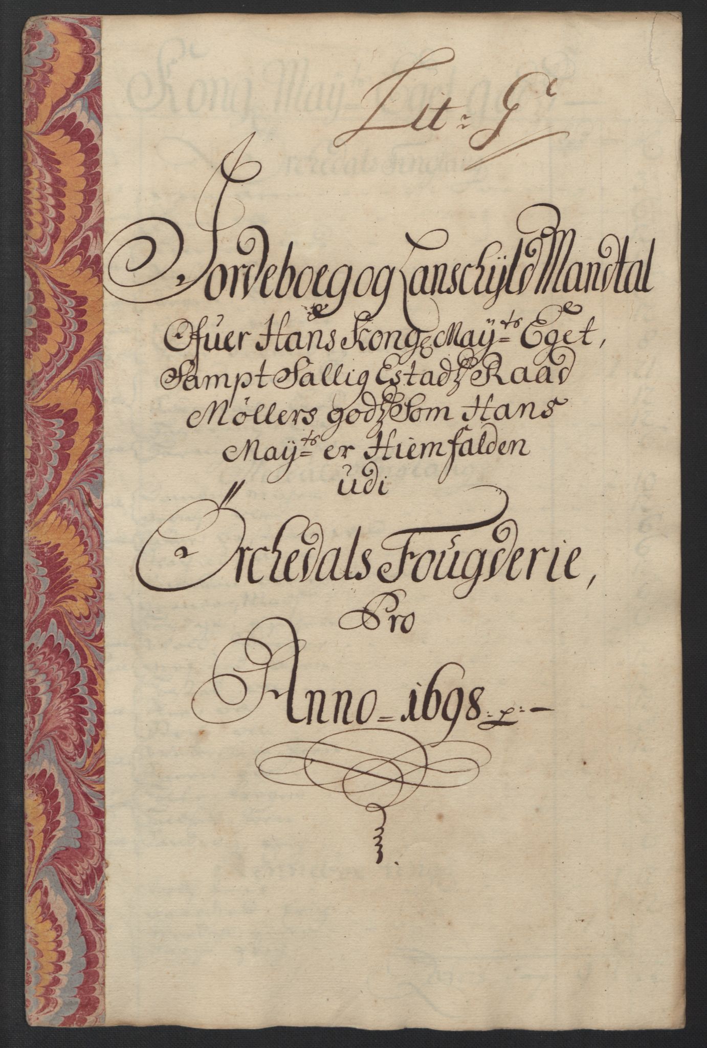 Rentekammeret inntil 1814, Reviderte regnskaper, Fogderegnskap, RA/EA-4092/R60/L3948: Fogderegnskap Orkdal og Gauldal, 1698, p. 159