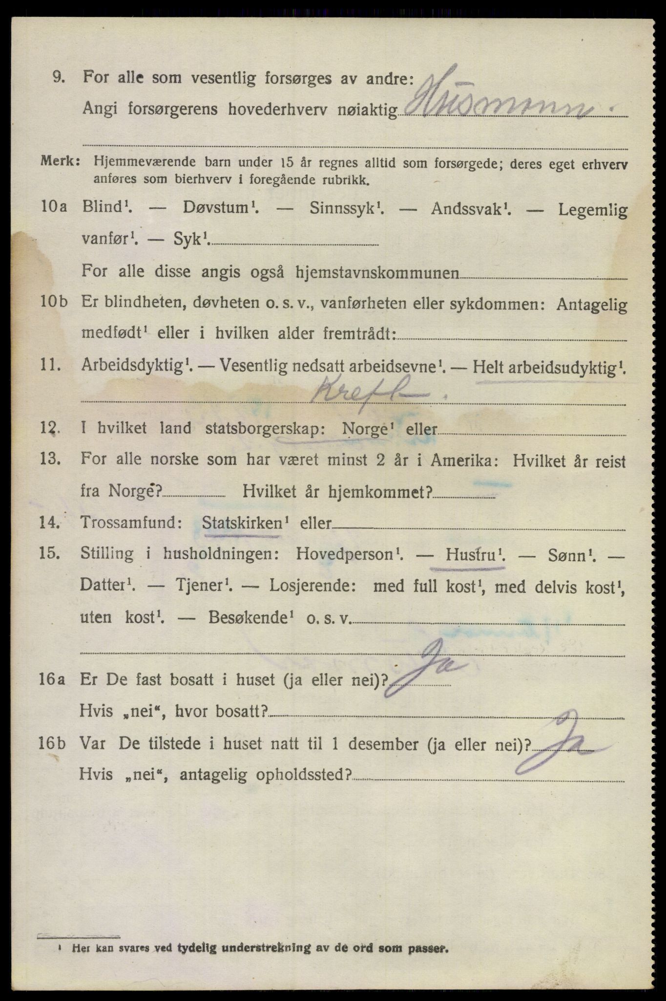 SAKO, 1920 census for Lier, 1920, p. 22603