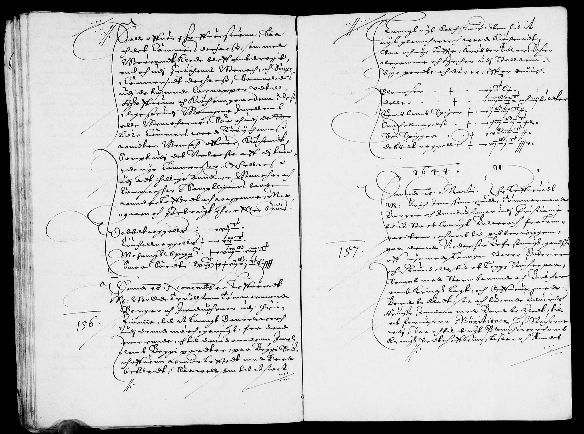Rentekammeret inntil 1814, Reviderte regnskaper, Lensregnskaper, AV/RA-EA-5023/R/Rb/Rba/L0170: Akershus len, 1642-1644